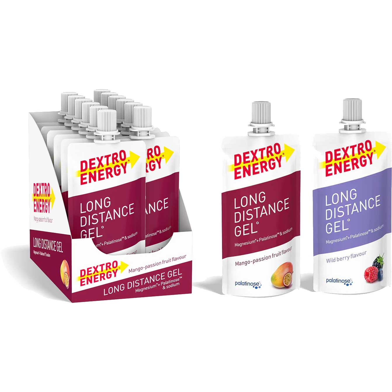 Productfoto van Dextro Energy* Long Distance Gel° - Energiegel - 12x50ml