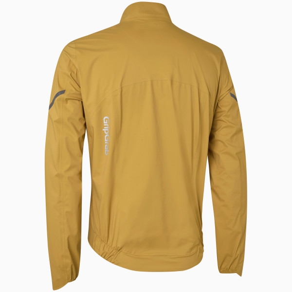 GripGrab PACR Waterproof Lightweight Jacket Men Mustard Yellow