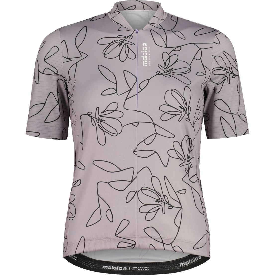 Picture of Maloja MandrettM. 1/2 Cycle Jersey Women - smoky purple 8960