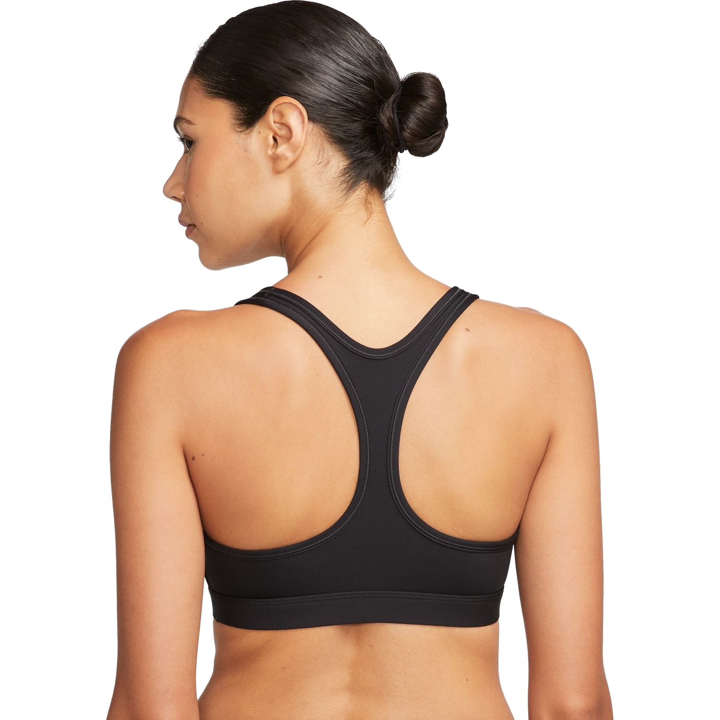 Nike Sports bra SWOOSH ON THE RUN in black/ white
