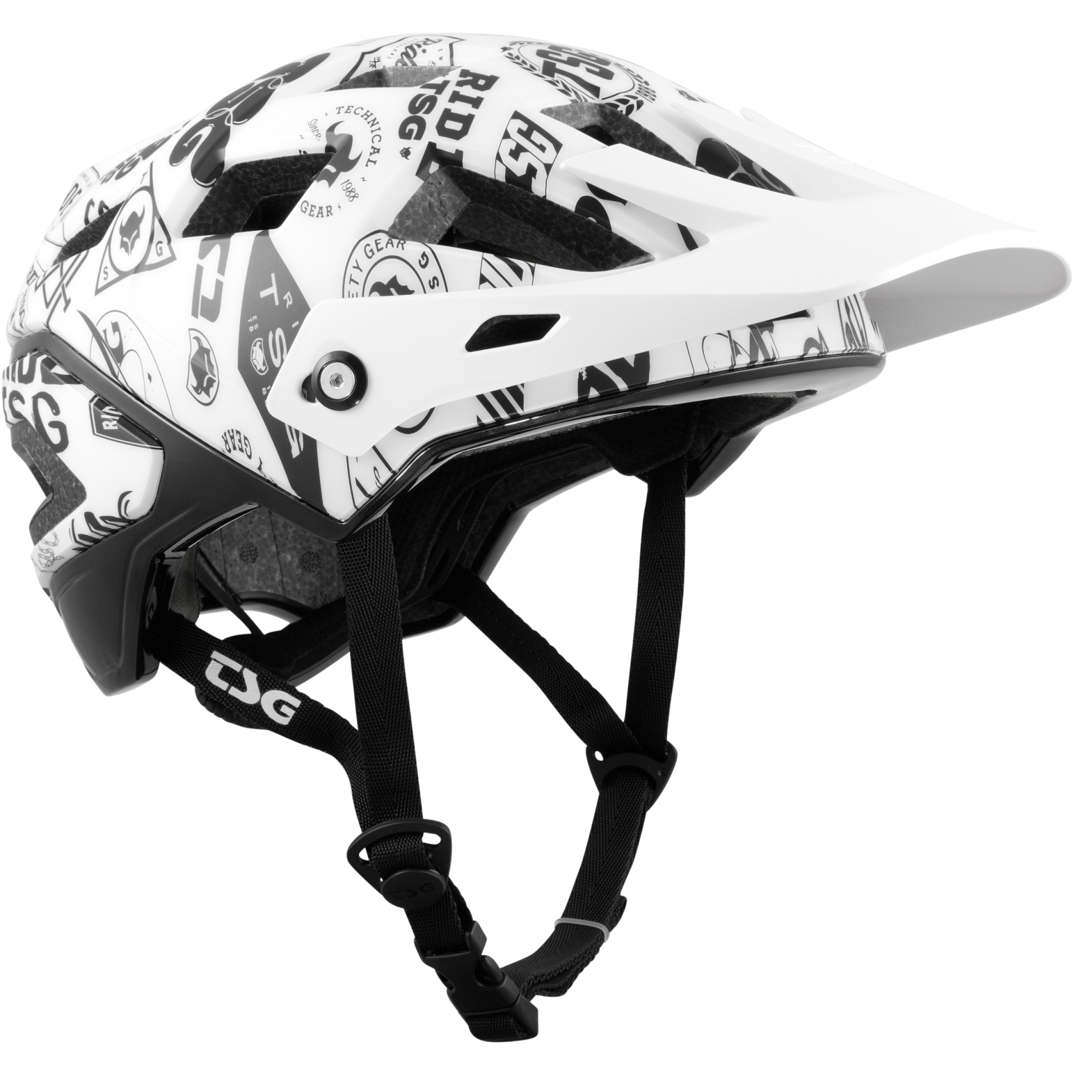 Productfoto van TSG Scope Graphic Design Helmet - white sticky