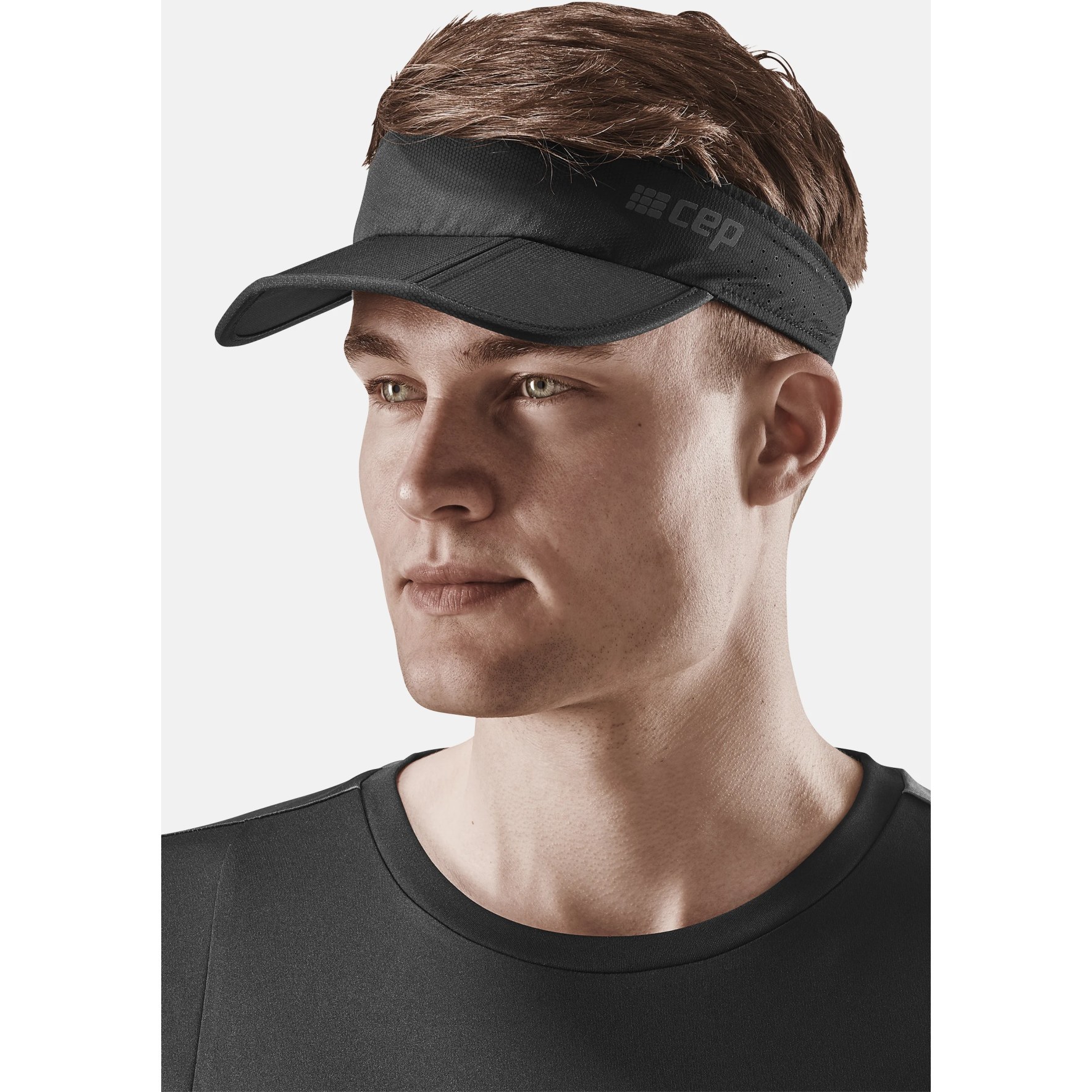 Black running hot sale visor