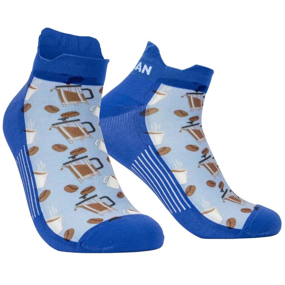 Picture of Nathan Sports Speed Tab Socks - Vapor Blue Coffee