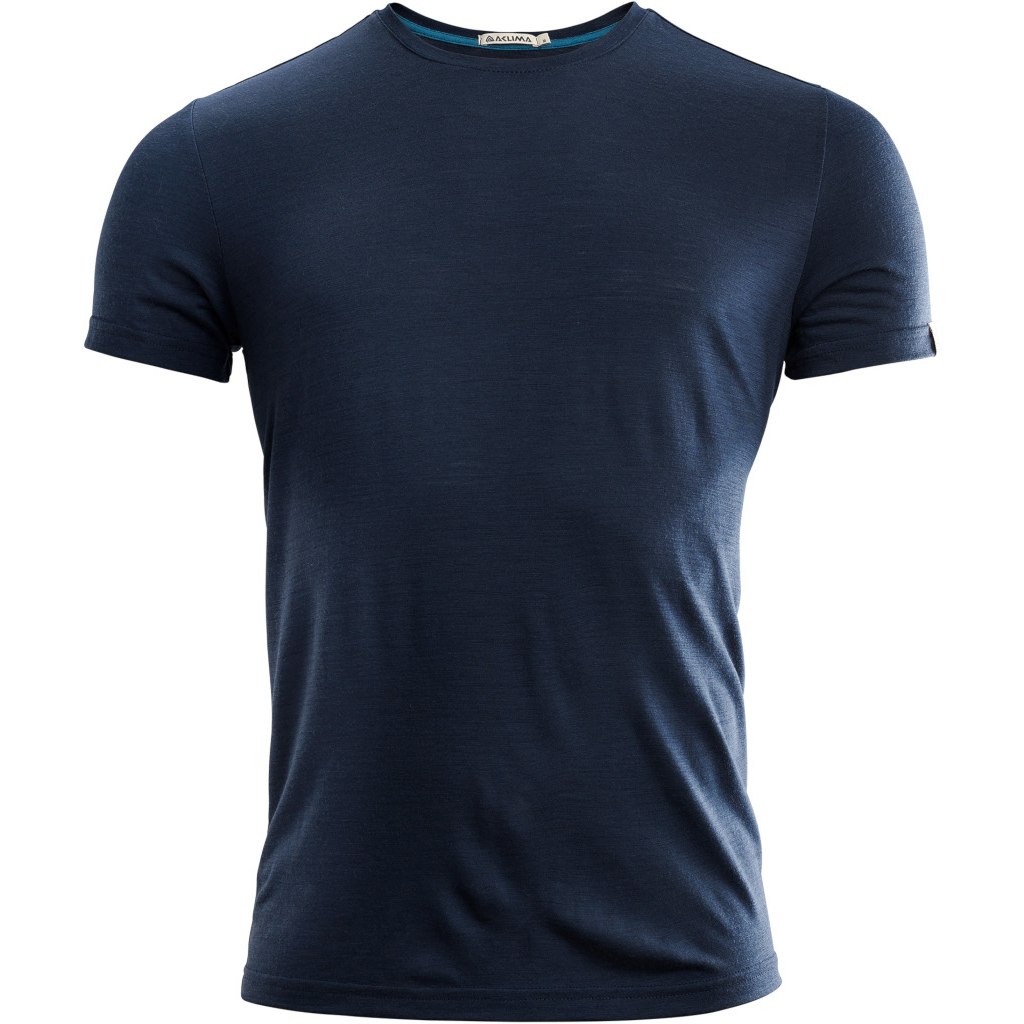 Picture of Aclima Lightwool T-Shirt Round Neck - navy blazer