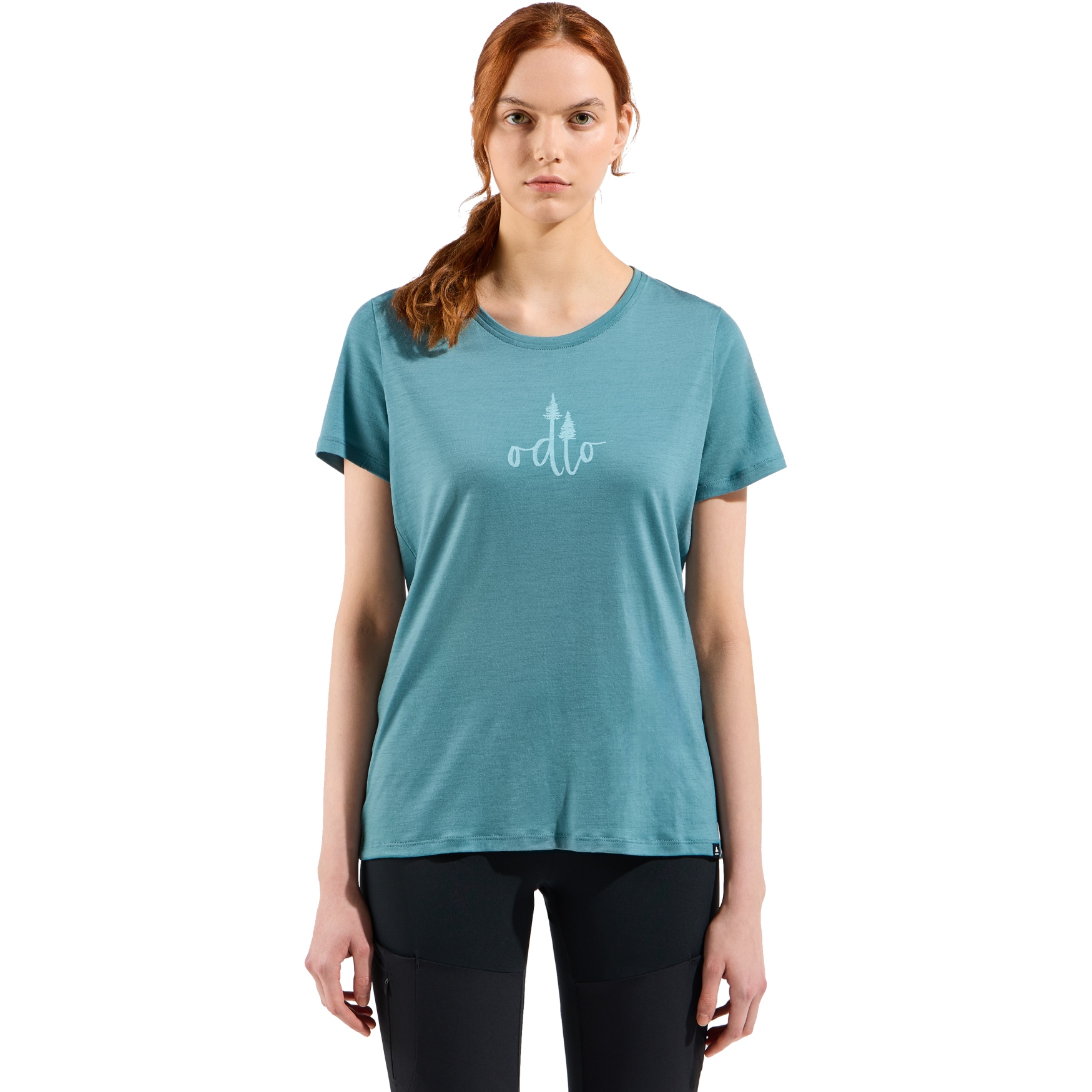 Produktbild von Odlo Ascent Merino 160 T-Shirt mit Baum-Logo Damen - arctic