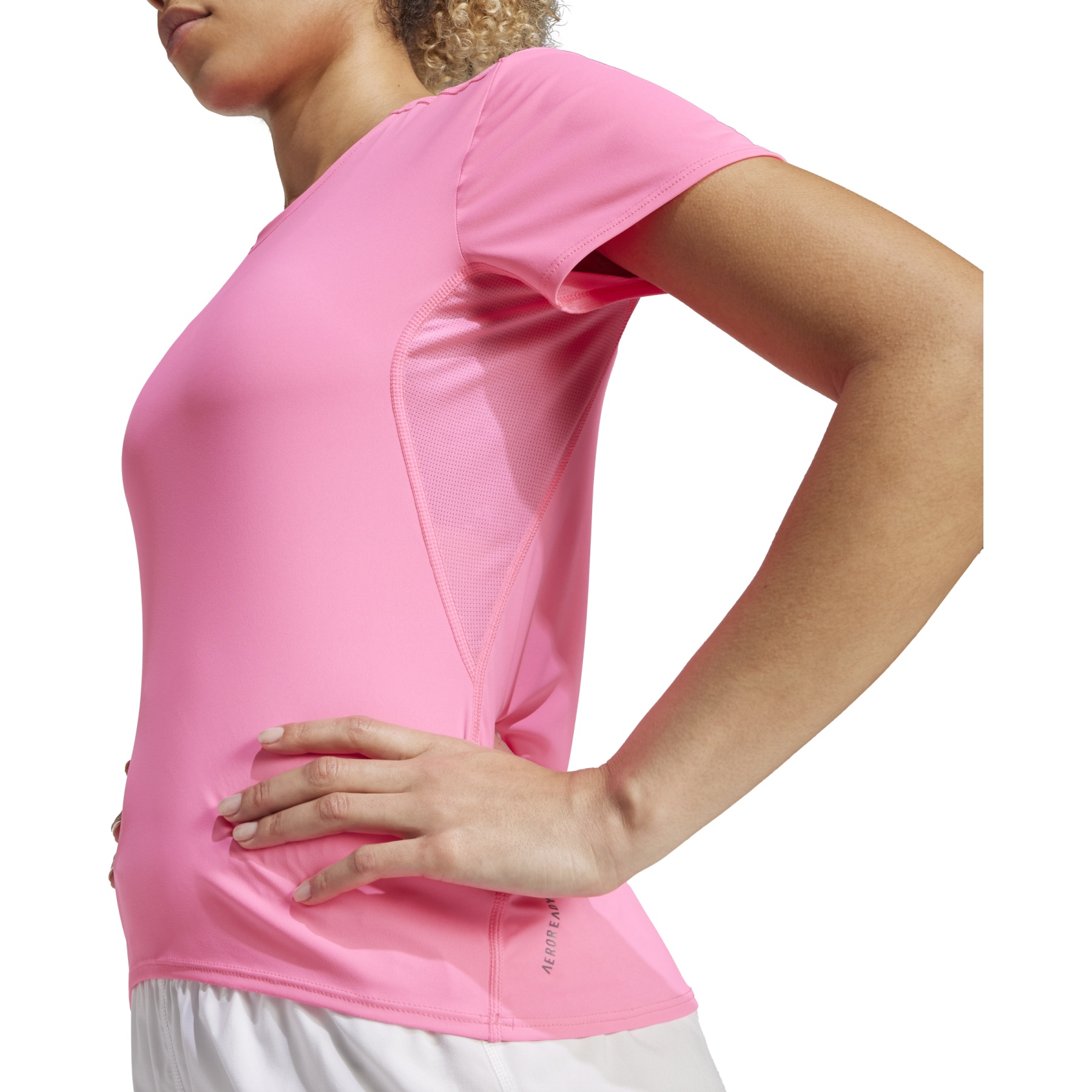 adidas Adizero Essentials Running Tee Women - lucid pink
