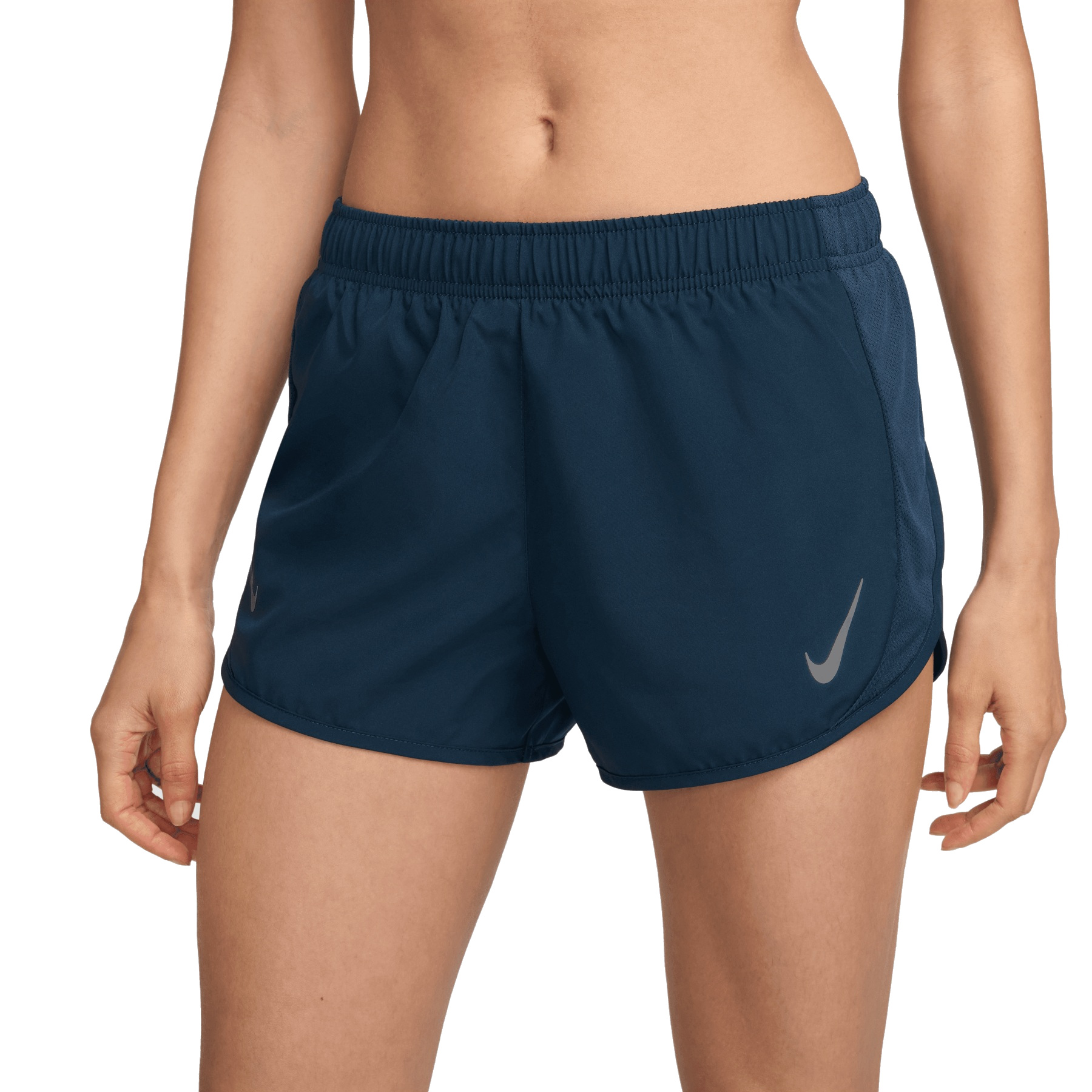 Nike Dri Fit Tempo Race Running Shorts Women armory navy reflective silver DD5935 478