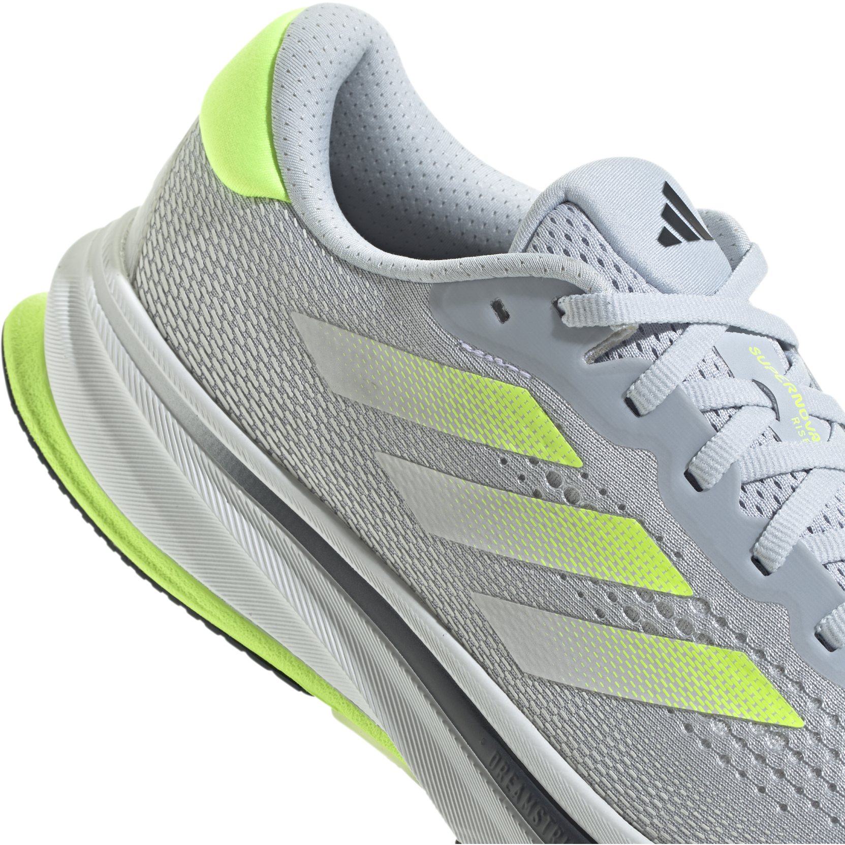 adidas Zapatillas de correr Hombre Supernova Rise halo blue lucid lemon crystal white ID3588