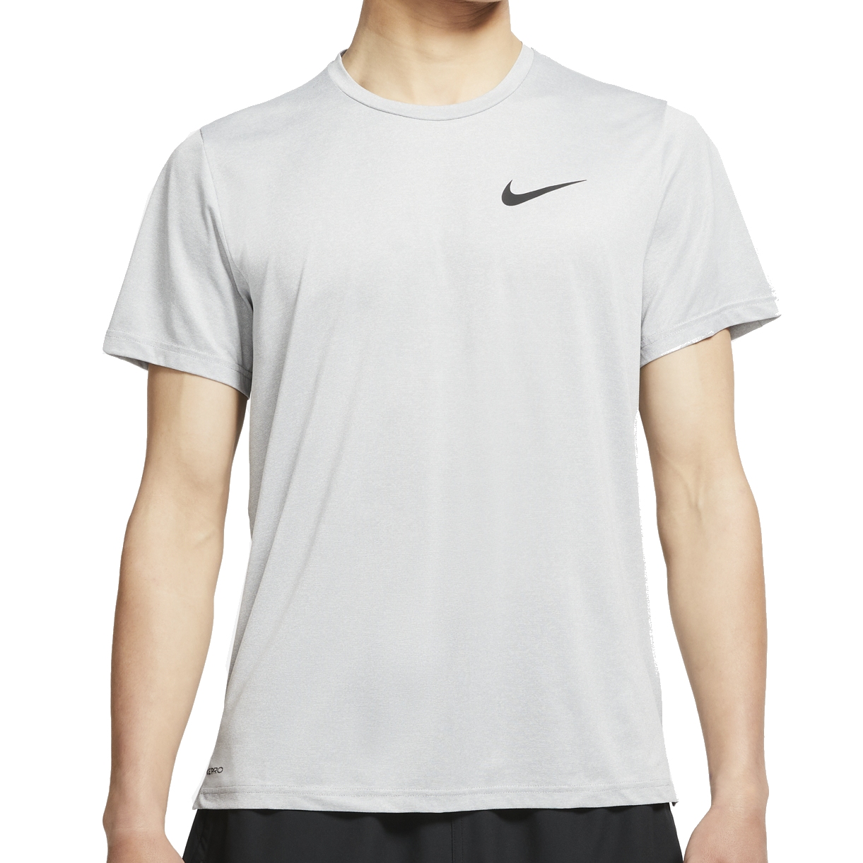 Produktbild von Nike Pro Dri-FIT Kurzarmshirt Herren - particle grey/grey fog/heather/black CZ1181-073