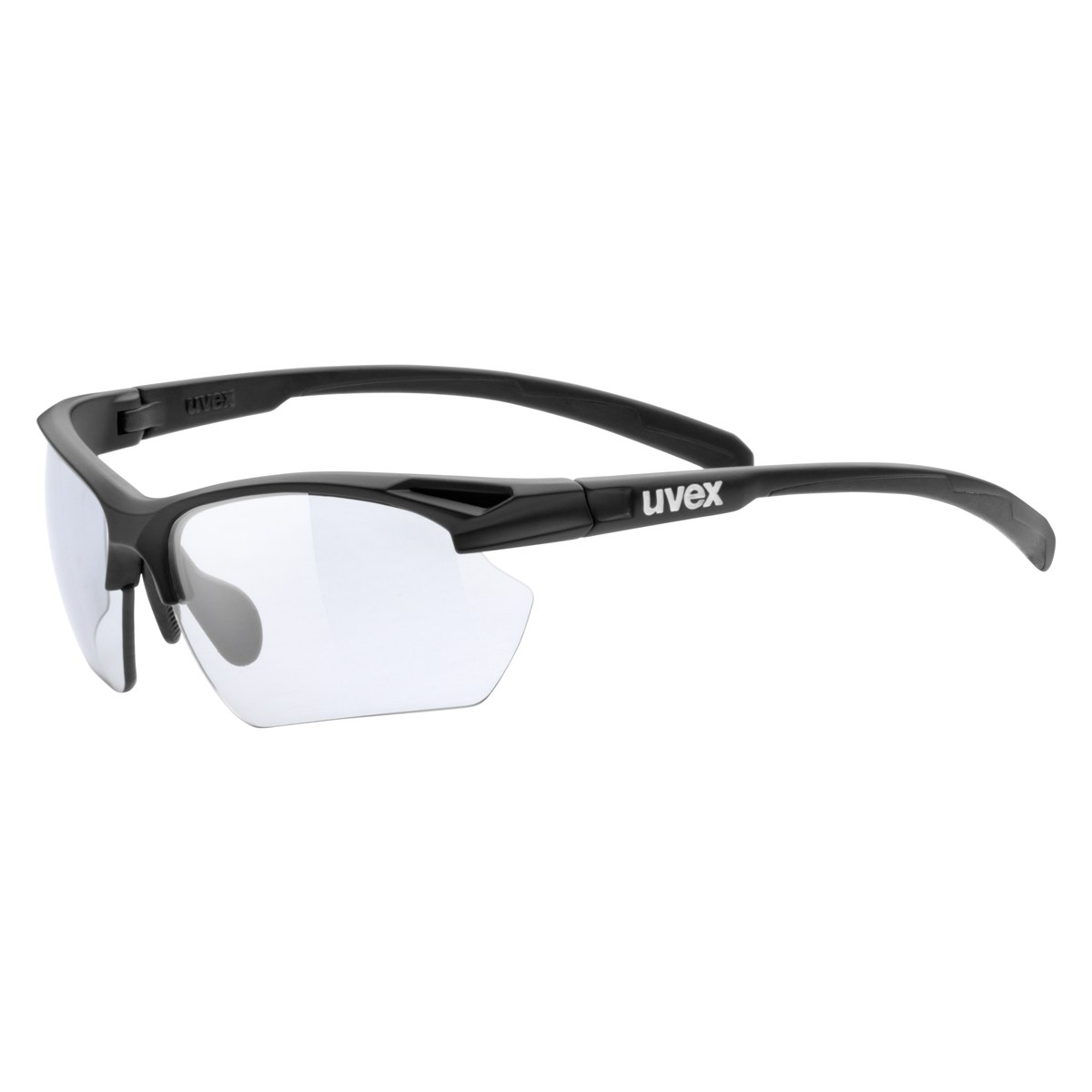 Produktbild von Uvex sportstyle 802 small V Brille - black matt/variomatic smoke