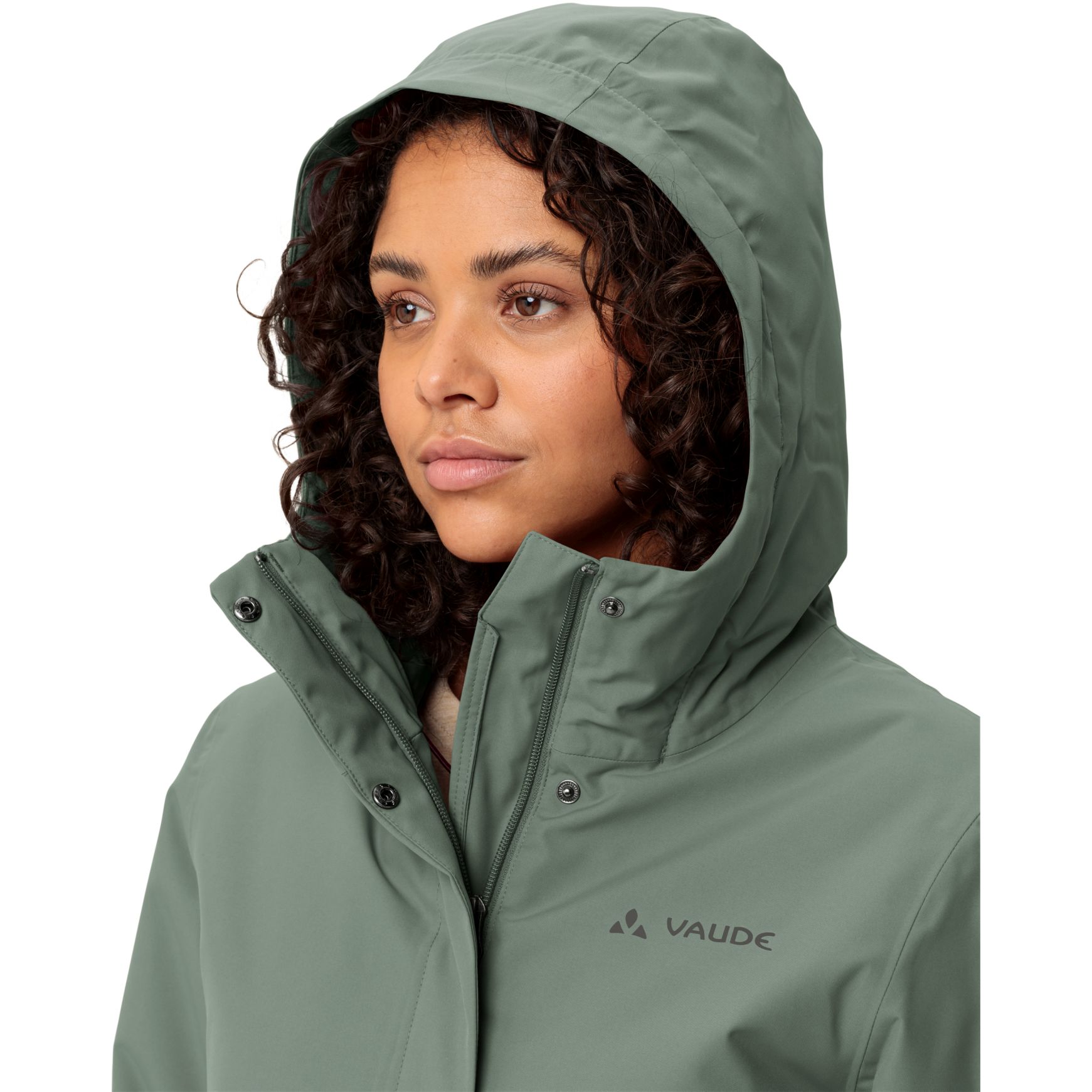 Women's cyclist padded parka on sale