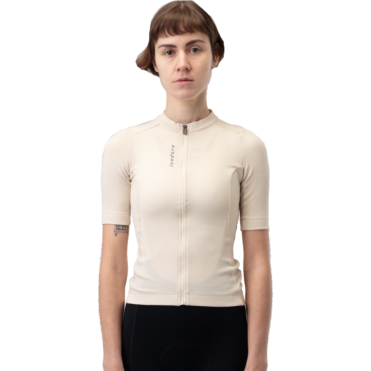 Produktbild von Isadore Debut Merino Radtrikot Damen - Parchment