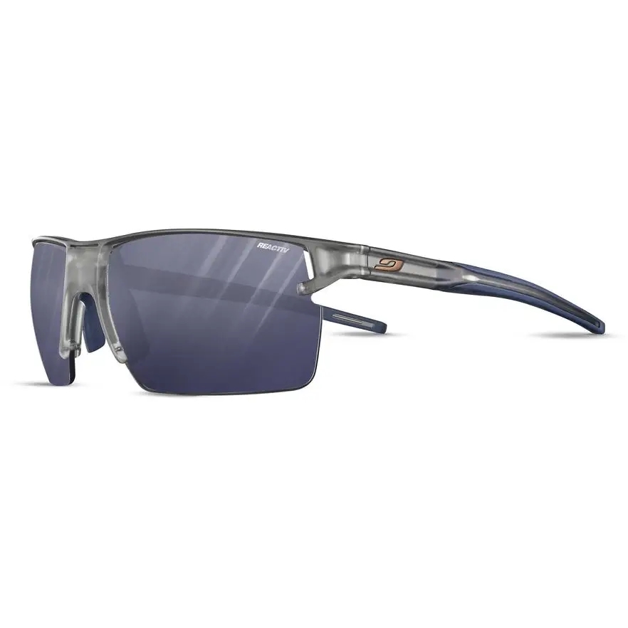 Picture of Julbo Outline Reactiv Sunglasses - Grey Translucent / Blue Reactiv 0-3