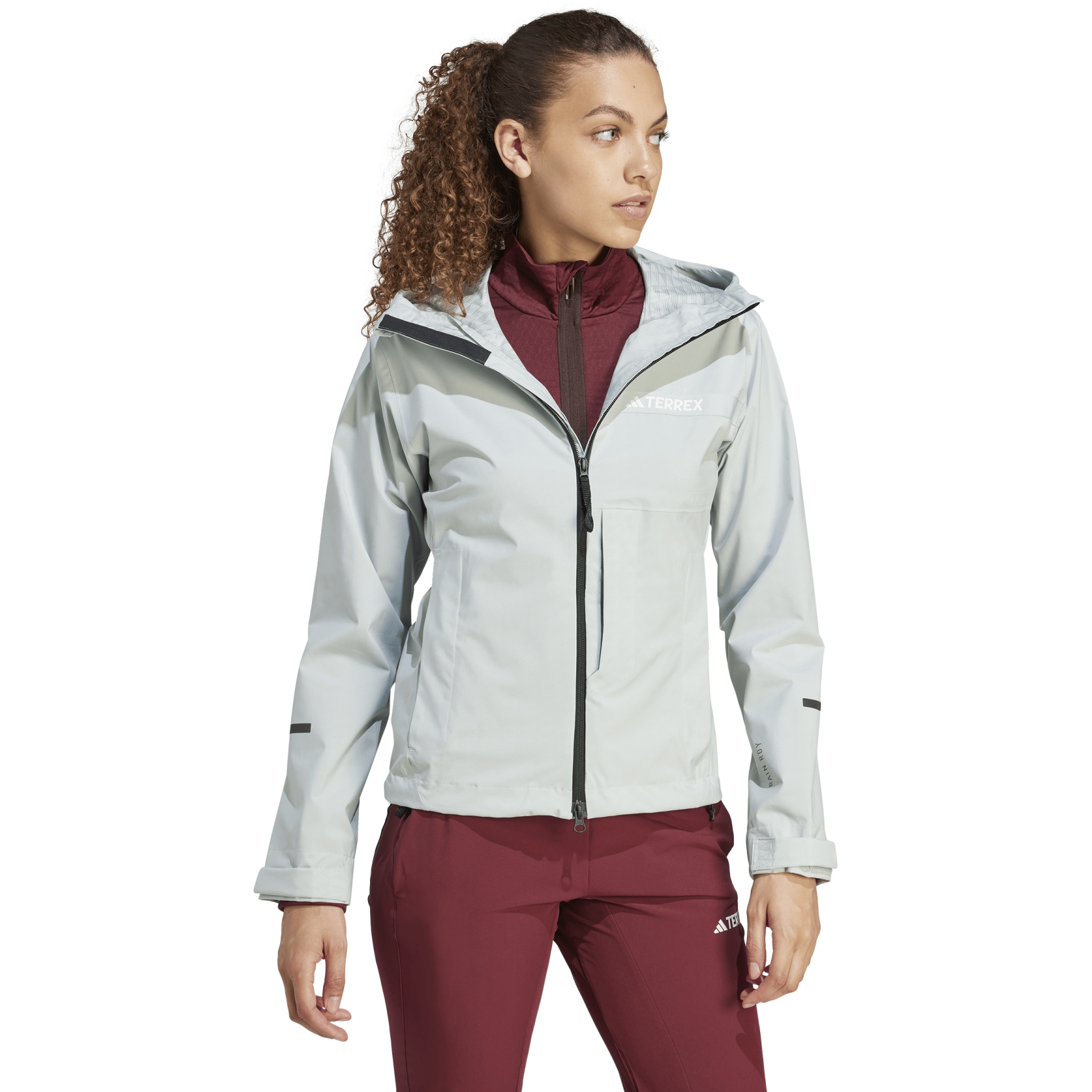 adidas TERREX Multi RAIN.RDY 2.5-Layer Rain Jacket Women - wonder silver  IA1813