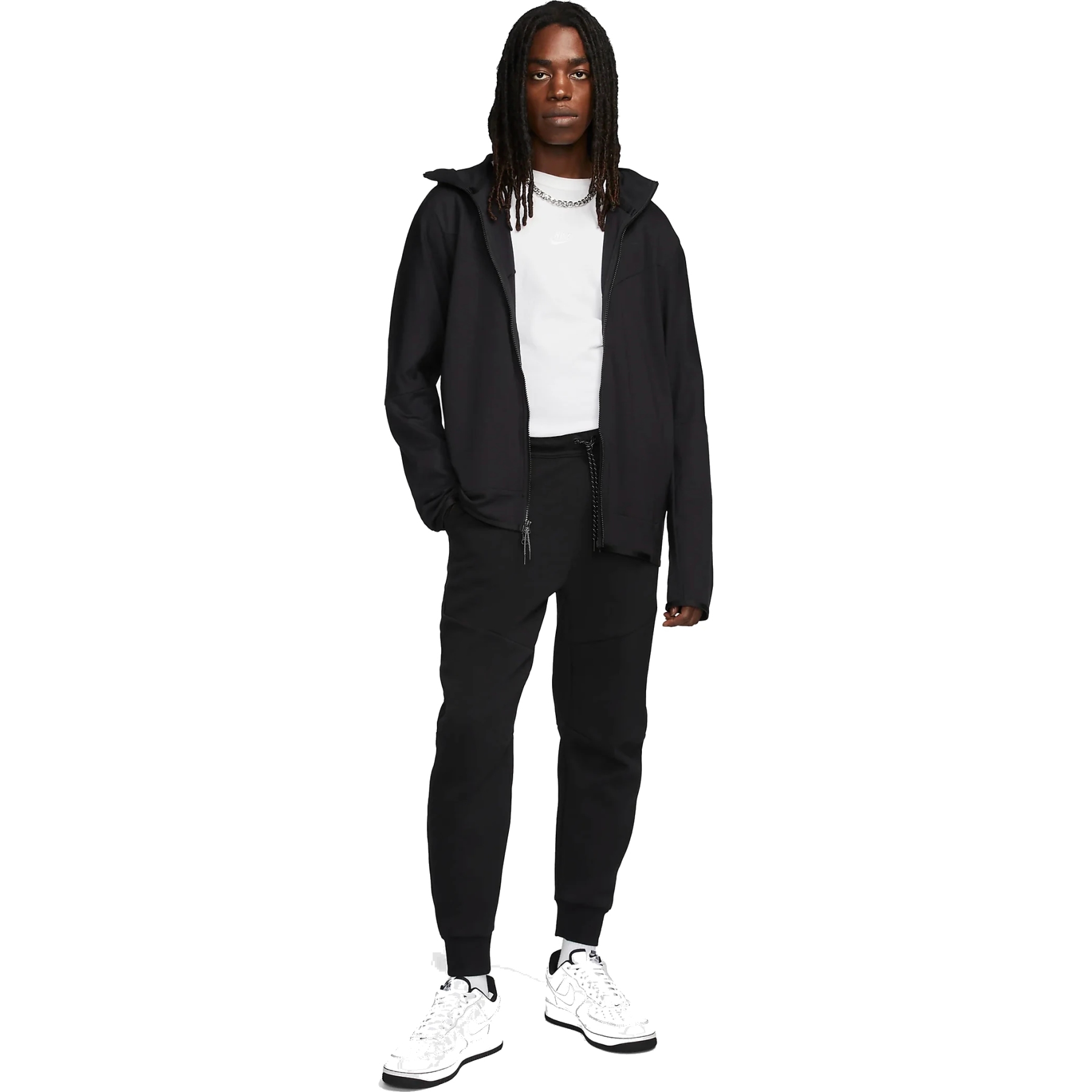 Nike Veste Homme - Sportswear Tech Fleece Lightweight - noir/noir DX0822-010