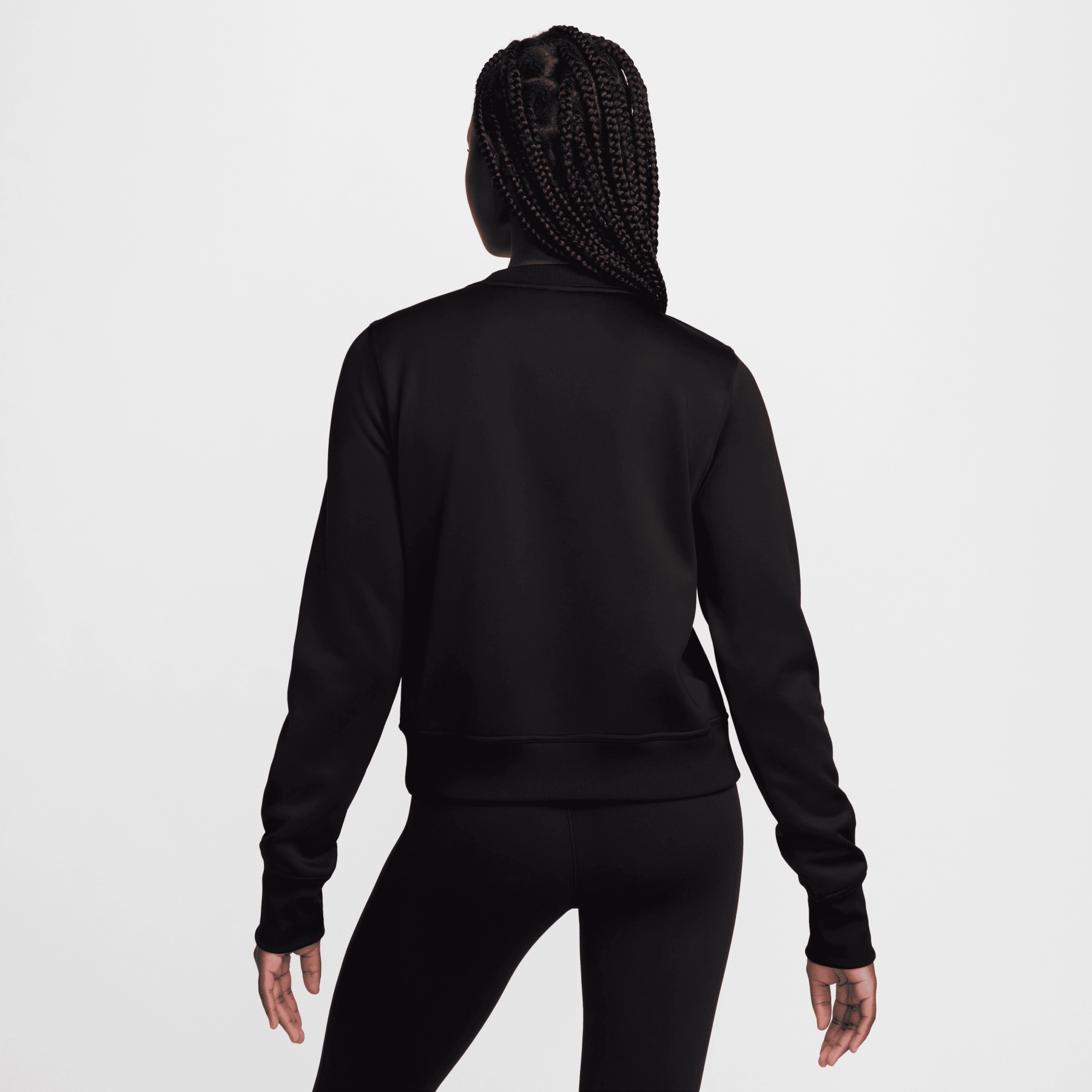 Nike Sudadera Mujer One Therma-FIT Fleece negro/negro FV7404