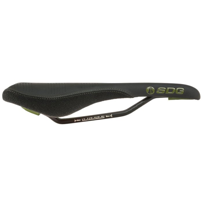 SDG Radar MTN CroMo Saddle - black/olive green | BIKE24