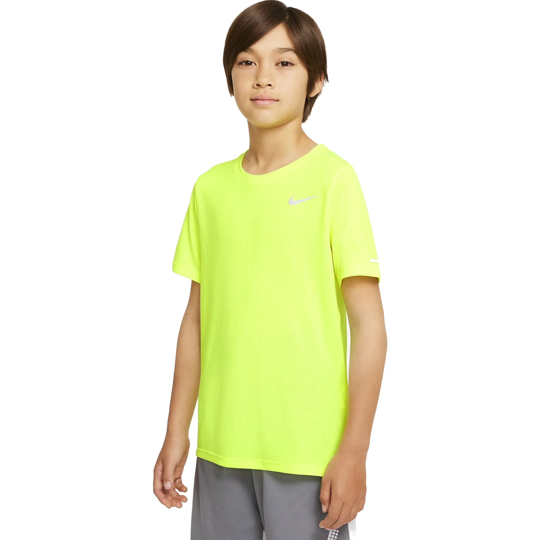 Nike Dri-Fit Miler Training Top Kids volt DD3055-702