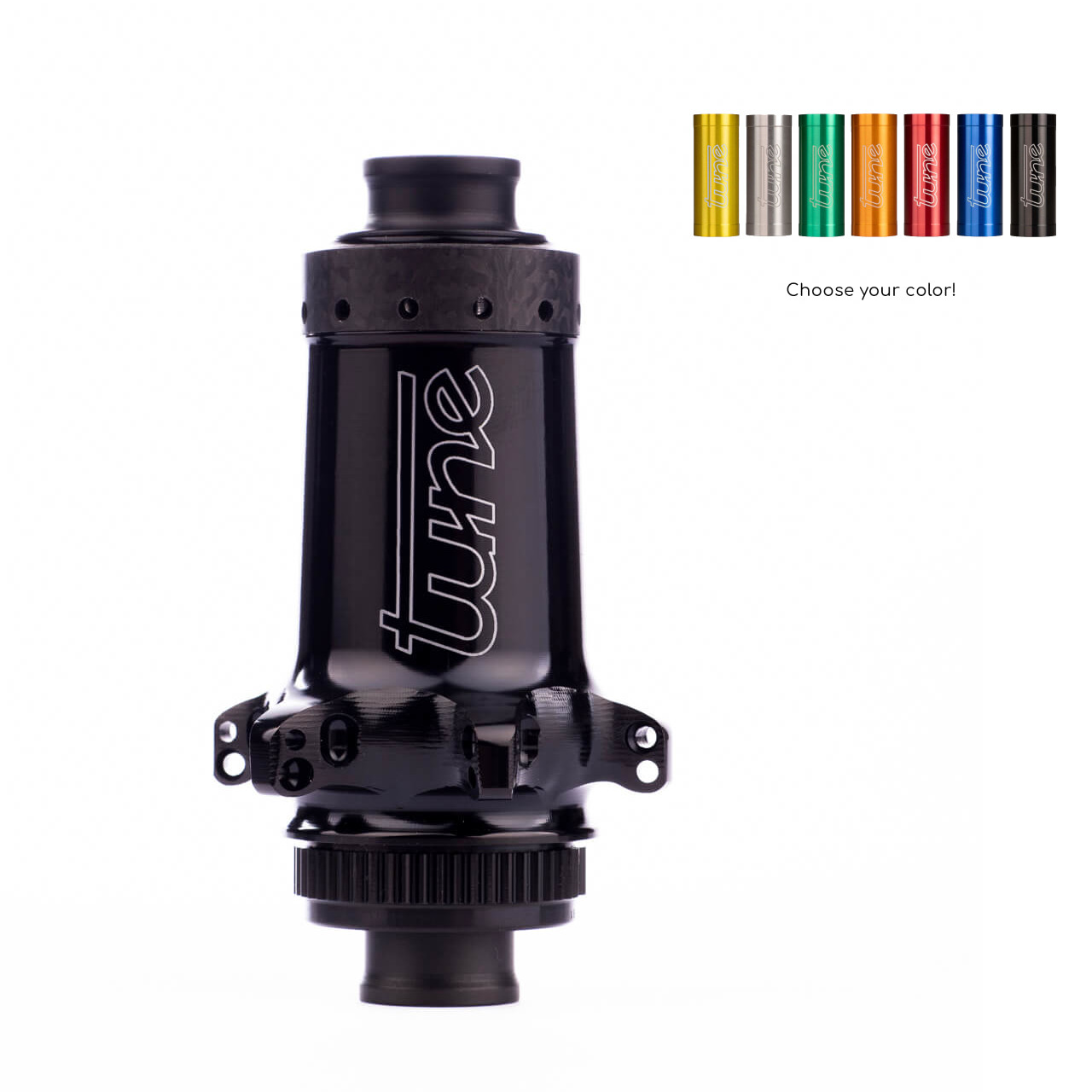 Productfoto van Tune Princess CL Straightpull Front Hub - Endurance Bearings - Centerlock - 12x100mm - 24 hole