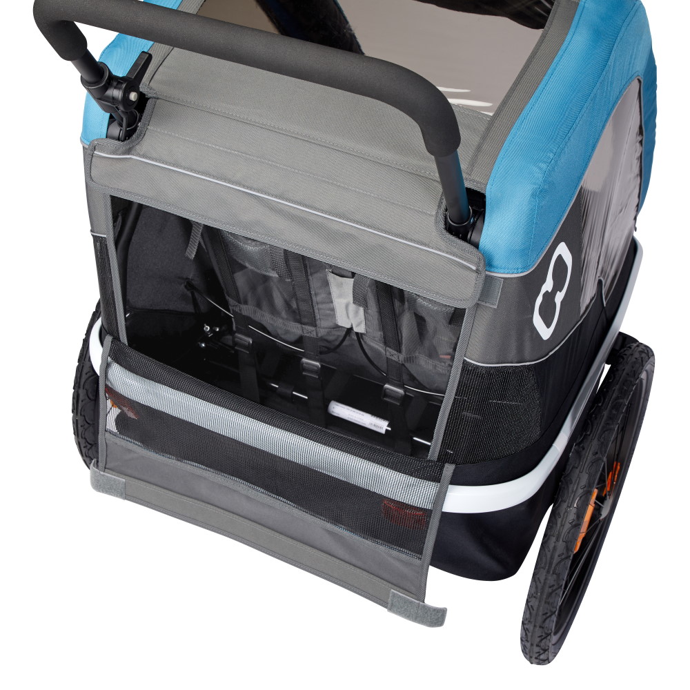 Hamax Avenida Bike Trailer for Kids Drawbar and Stroller
