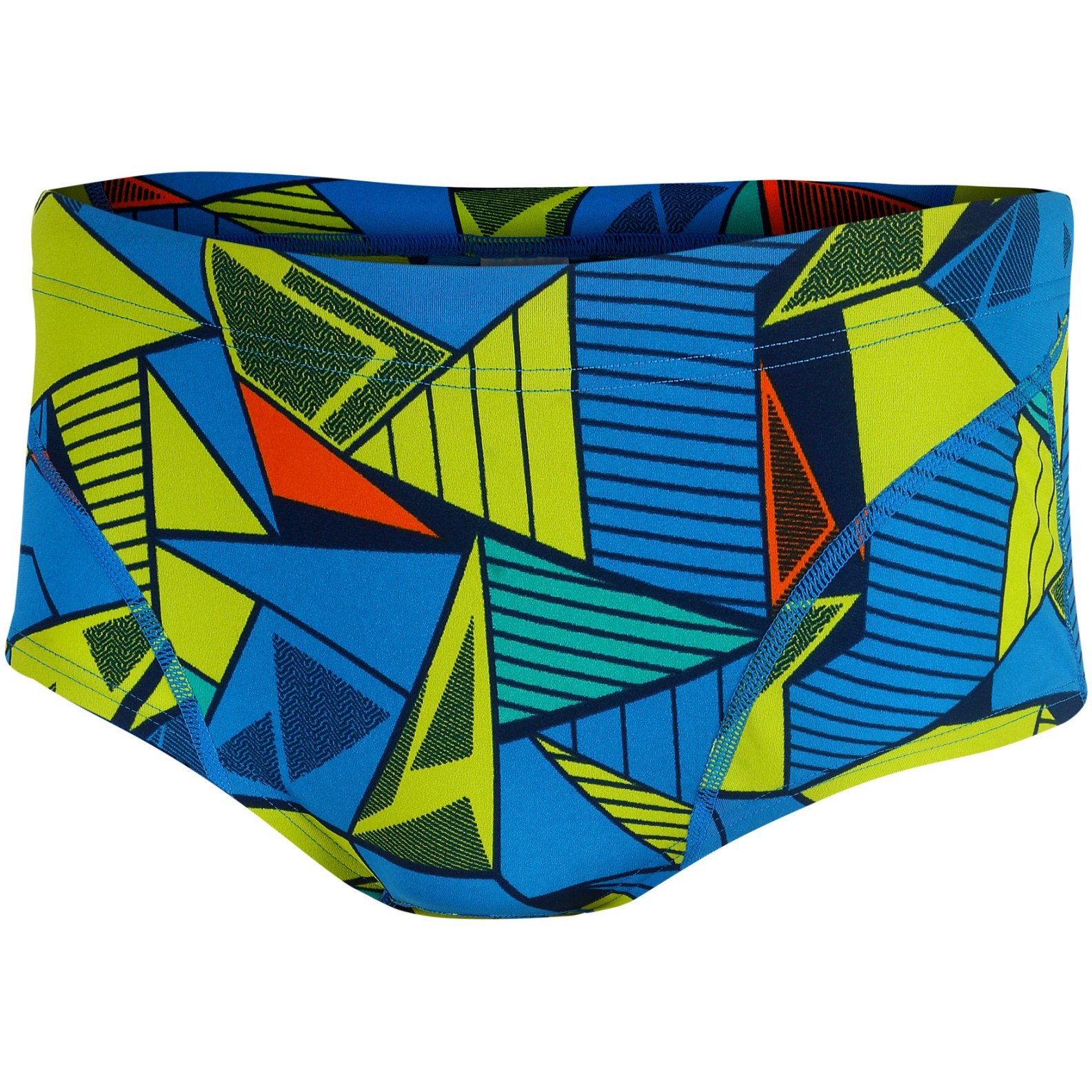 Image of Zone3 Men's Prism 2.0 Swim Brief Shorts - navy/yellow