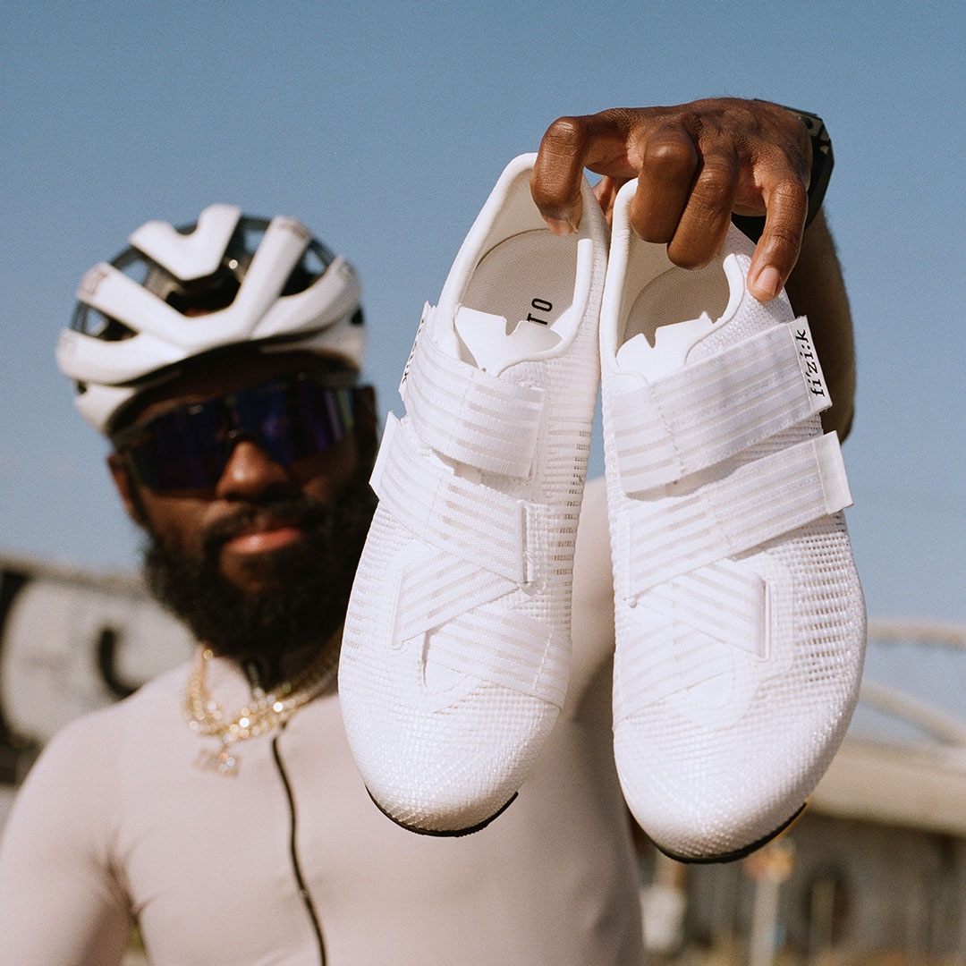 ウェア fizik VENTO POWERSTRAP AEROWAVE CARBON Fizik Vento Powerstrap Aeroweave Carbon Road Shoes Unisex - white