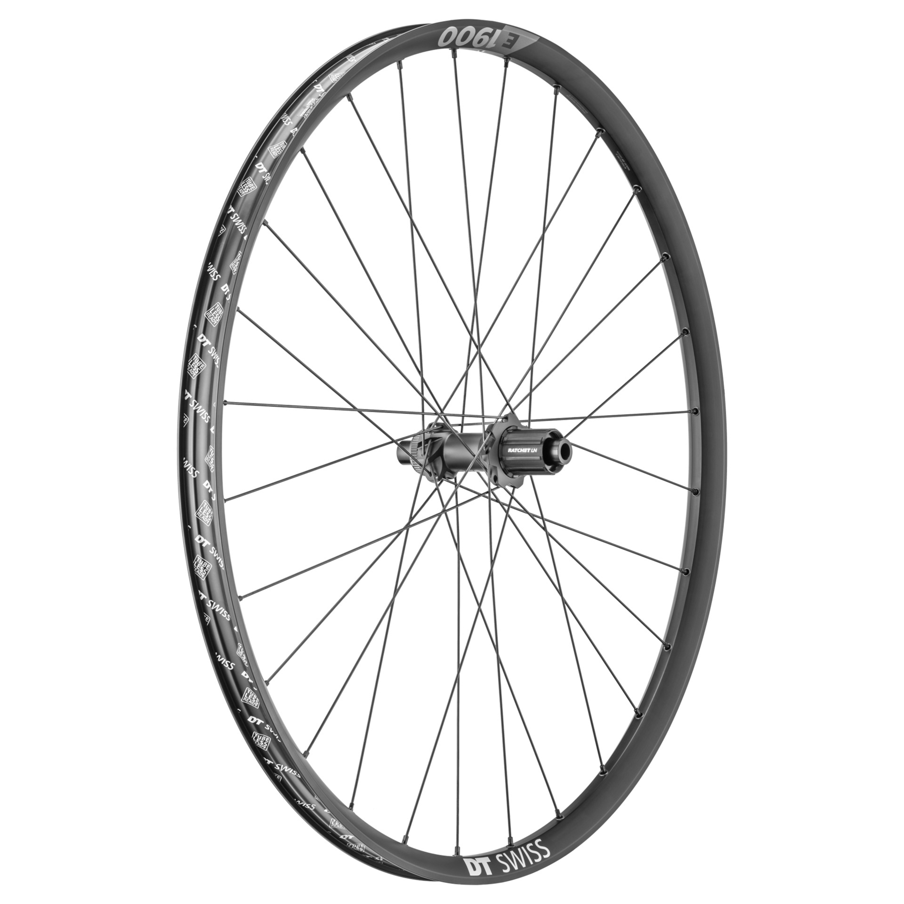 Picture of DT Swiss E 1900 SPLINE Rear Wheel - 27.5&quot; | 30mm | Clincher | Centerlock - 12x142mm - black