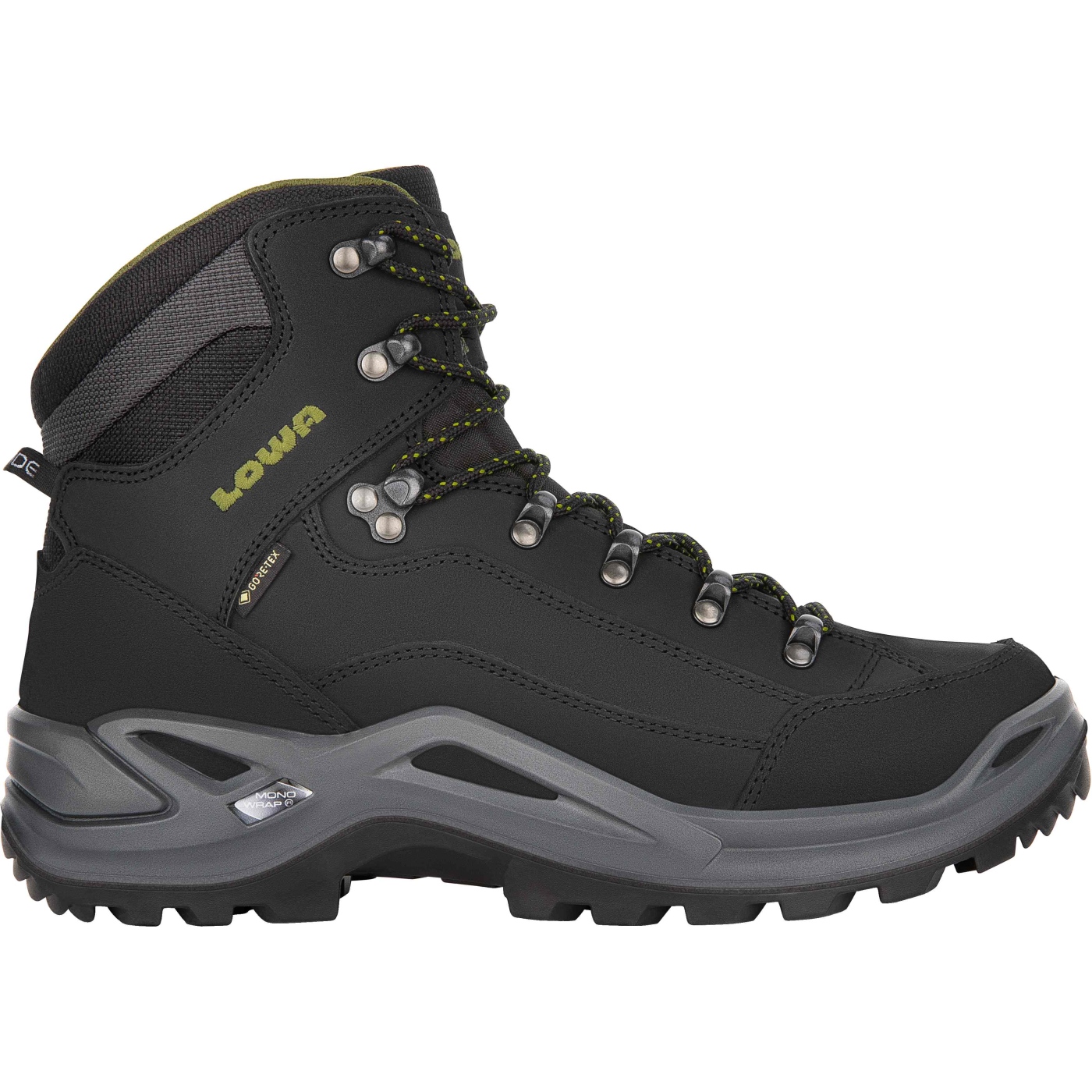 Picture of LOWA Renegade GTX Mid Men&#039;s Mountaineering Shoes - black/oliv
