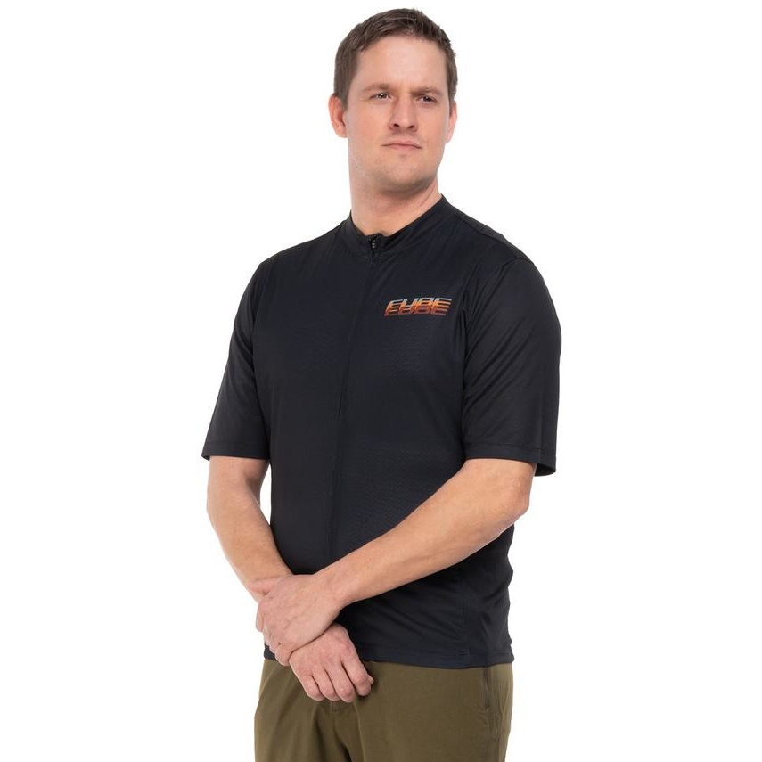 Produktbild von CUBE CMPT Kurzarmtrikot Herren - schwarz