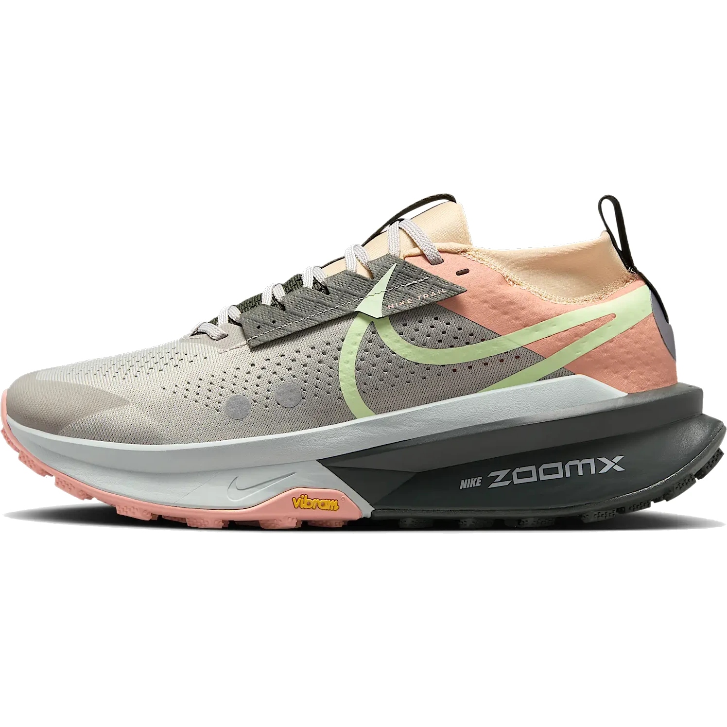 Image of Nike Zegama 2 Trail Running Shoes Men - college grey/sequoia/white onyx/barely volt FD5190-007