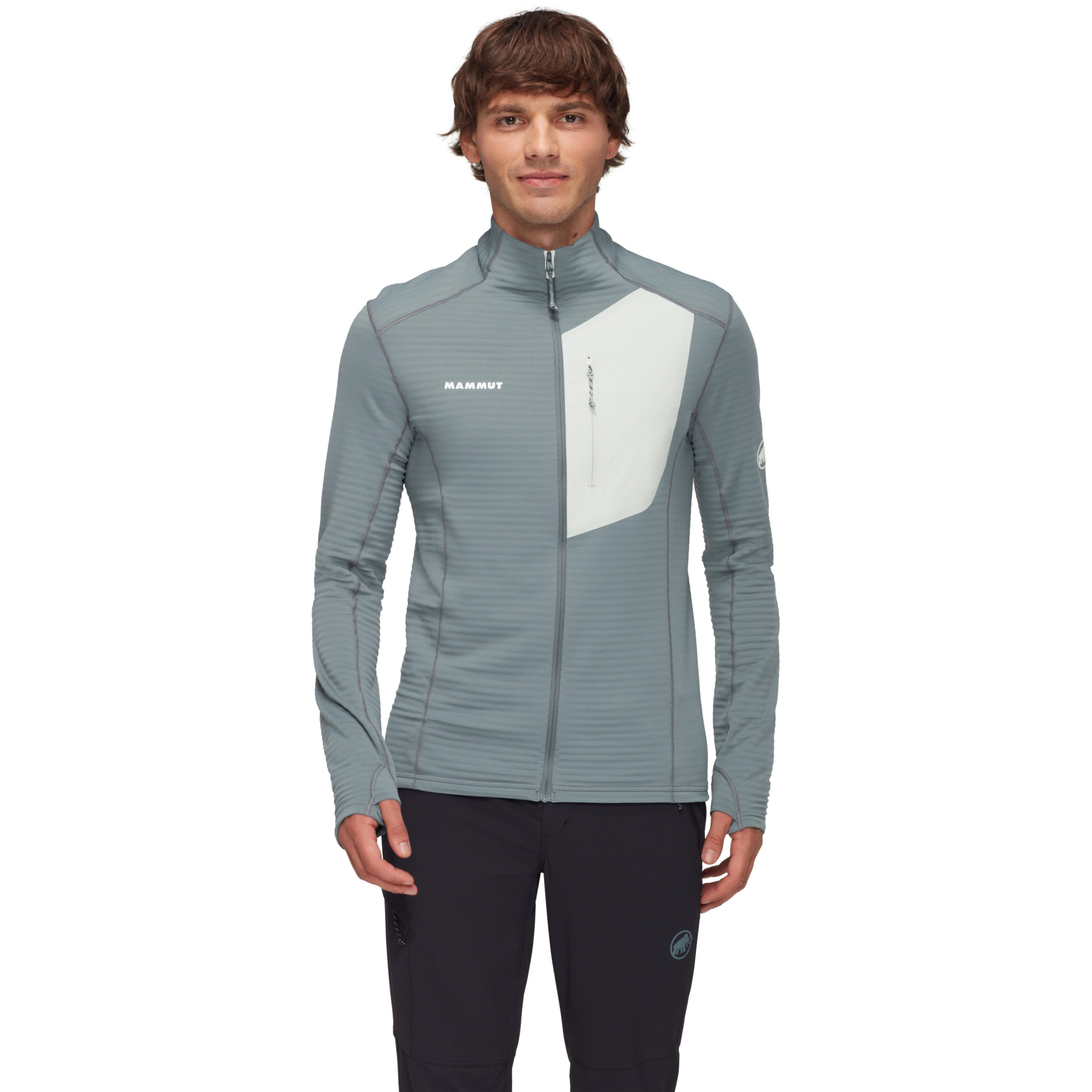 Produktbild von Mammut Taiss Light Midlayer Jacke Herren - strata-silver sage