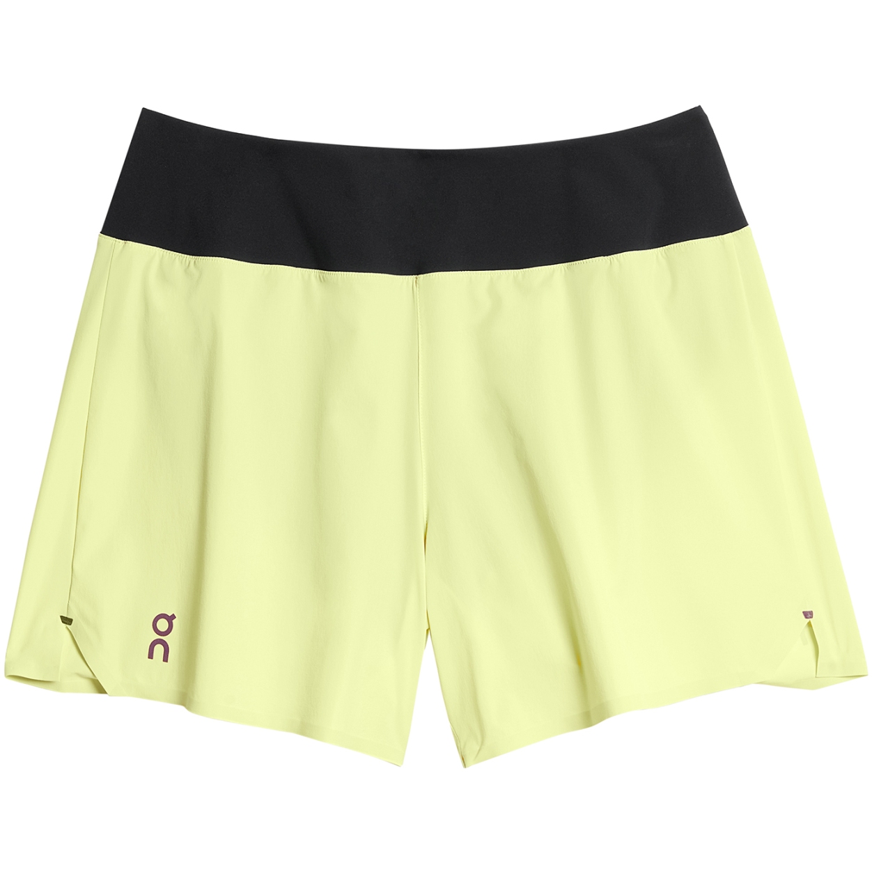 Produktbild von On 5 Inch Running Shorts Kurze Laufhose Damen - Hay &amp; Black