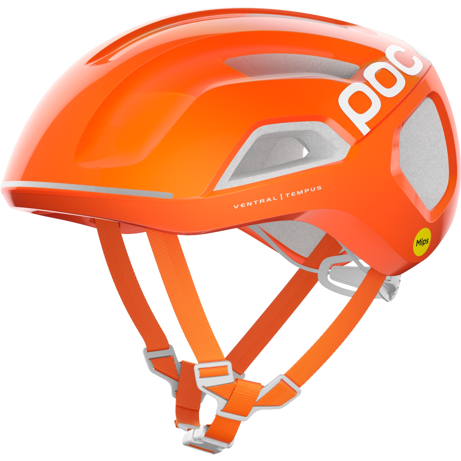 Produktbild von POC Ventral Tempus MIPS Helm - 1217 Fluorescent Orange Avip
