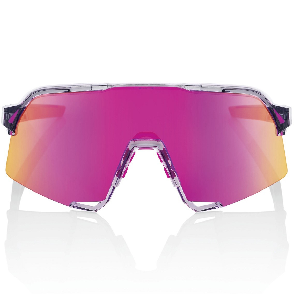 100% S3 Glasses - Tokyo Nights / Translucent Grey - Purple