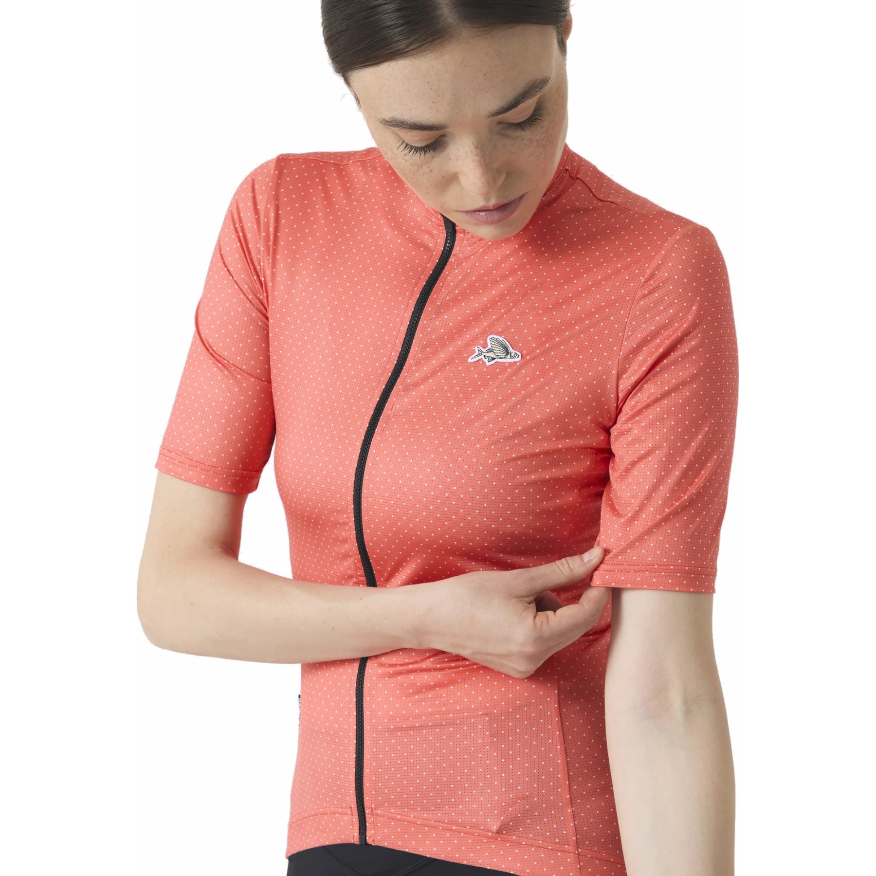 Café du Cycliste Fleurette Short Sleeve Jersey Women - fire | BIKE24