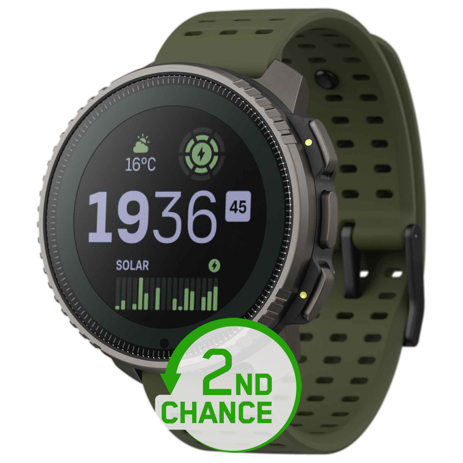 Picture of Suunto Vertical Titanium Solar GPS Multisport Watch - Forest - 2nd Choice