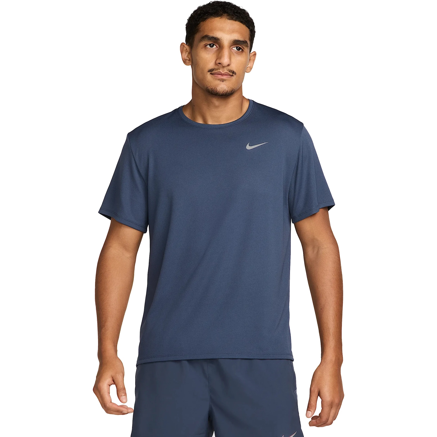 Produktbild von Nike Dri-FIT UV Miler Laufshirt Herren - thunder blue/reflective silver DV9315-437