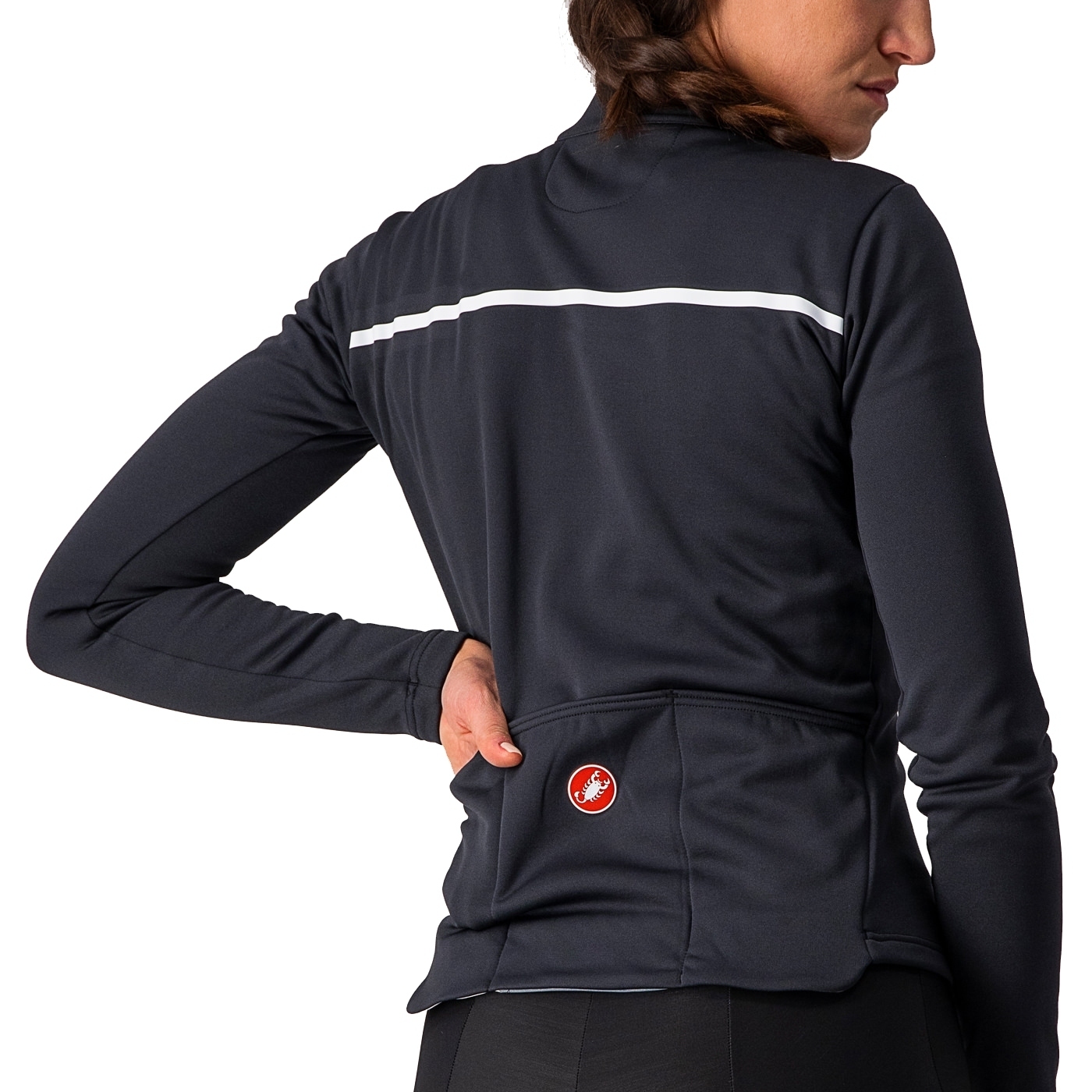 Castelli Sinergia 2 Jersey Full Zip Women - light black