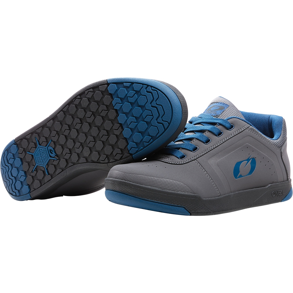 Productfoto van O&#039;Neal Pinned Pro Flat Pedal MTB-Schoenen - V.22 grijs/blauw