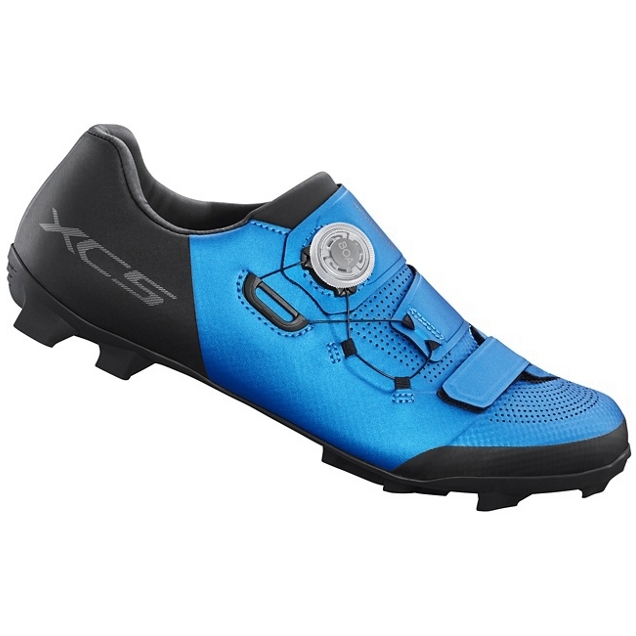 Picture of Shimano SH-XC502 Wide Bike Shoes - wide - blue