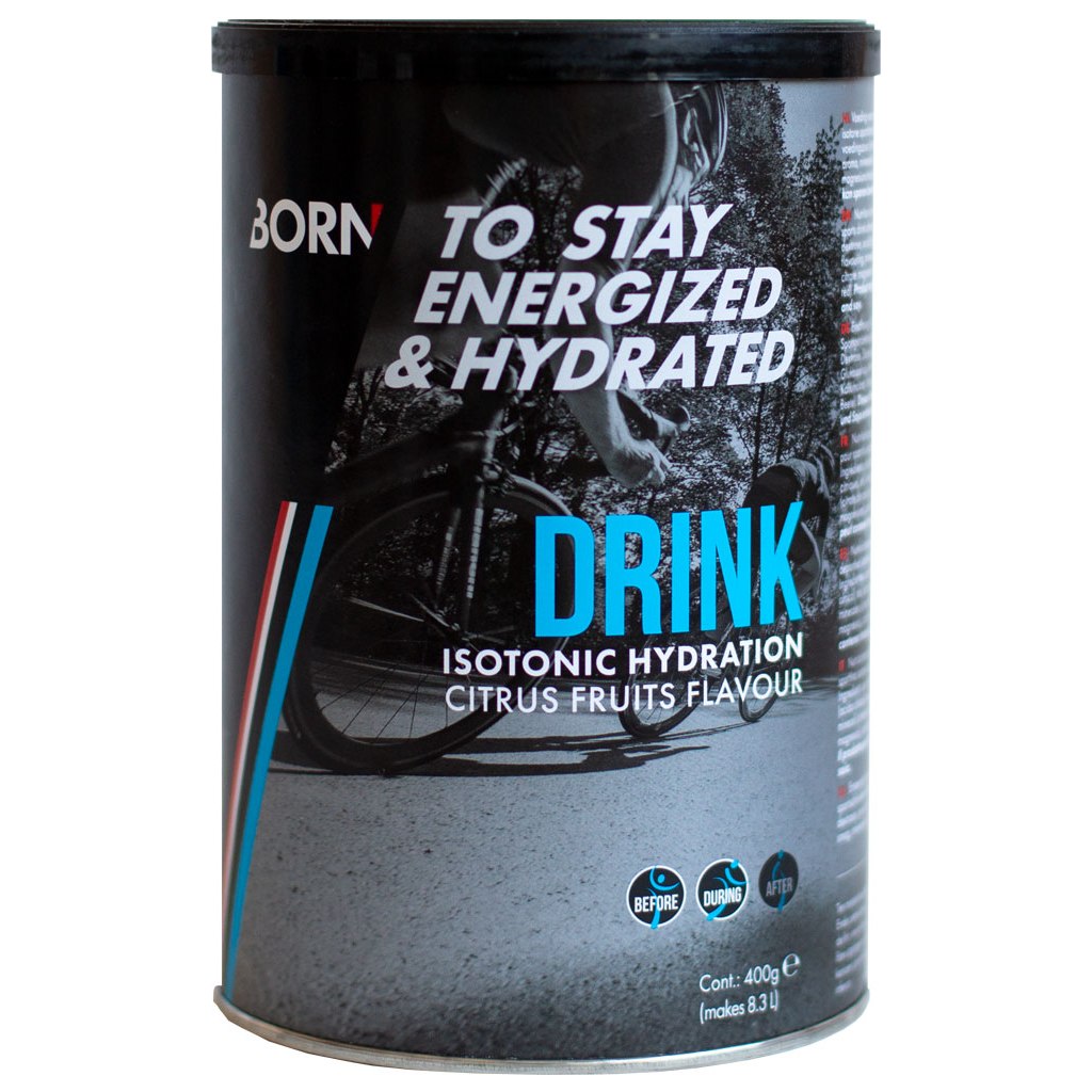 Produktbild von BORN Drink Isotonic Hydration - Kohlenhydrat-Getränkepulver - 400g