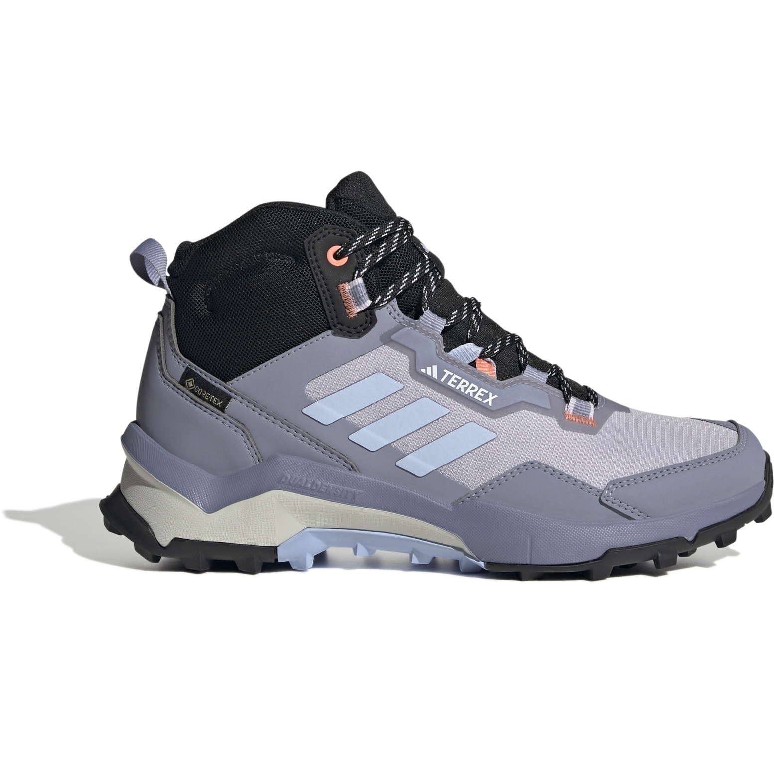 adidas TERREX AX4 Mid GORE-TEX Hiking Shoes Women - silver ion/blue ...