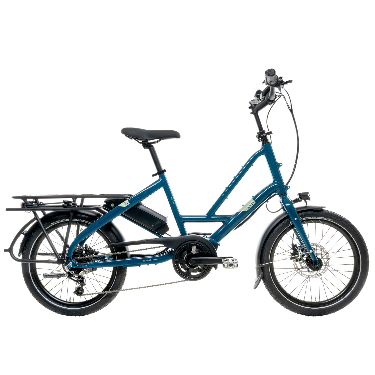 Photo produit de Tern Vélo Cargo Électrique 20&quot; - Quick Haul P9 - 2025 - ocean blue / dark sea