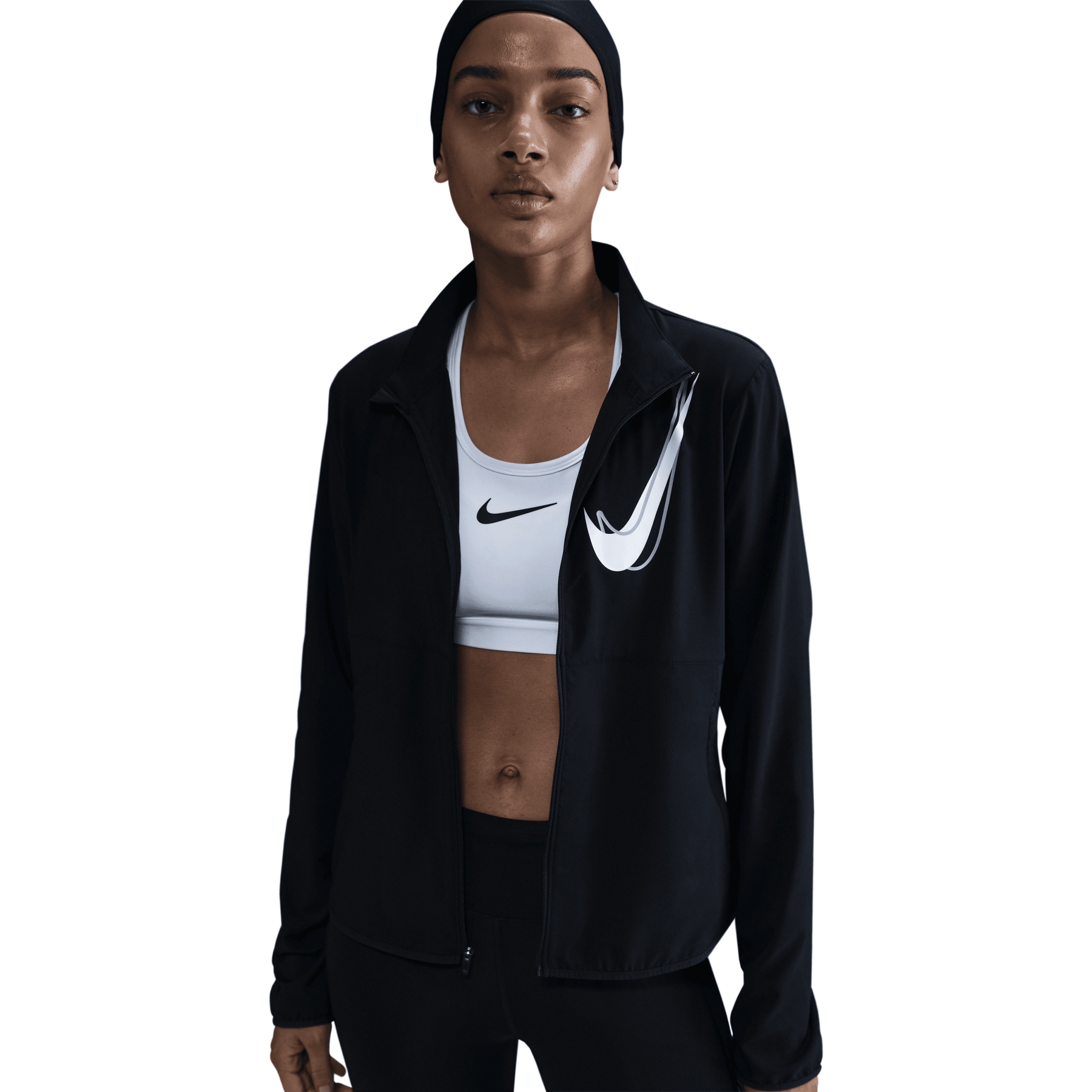 Женская куртка Nike Swoosh Dri-FIT - черный HJ2228-010