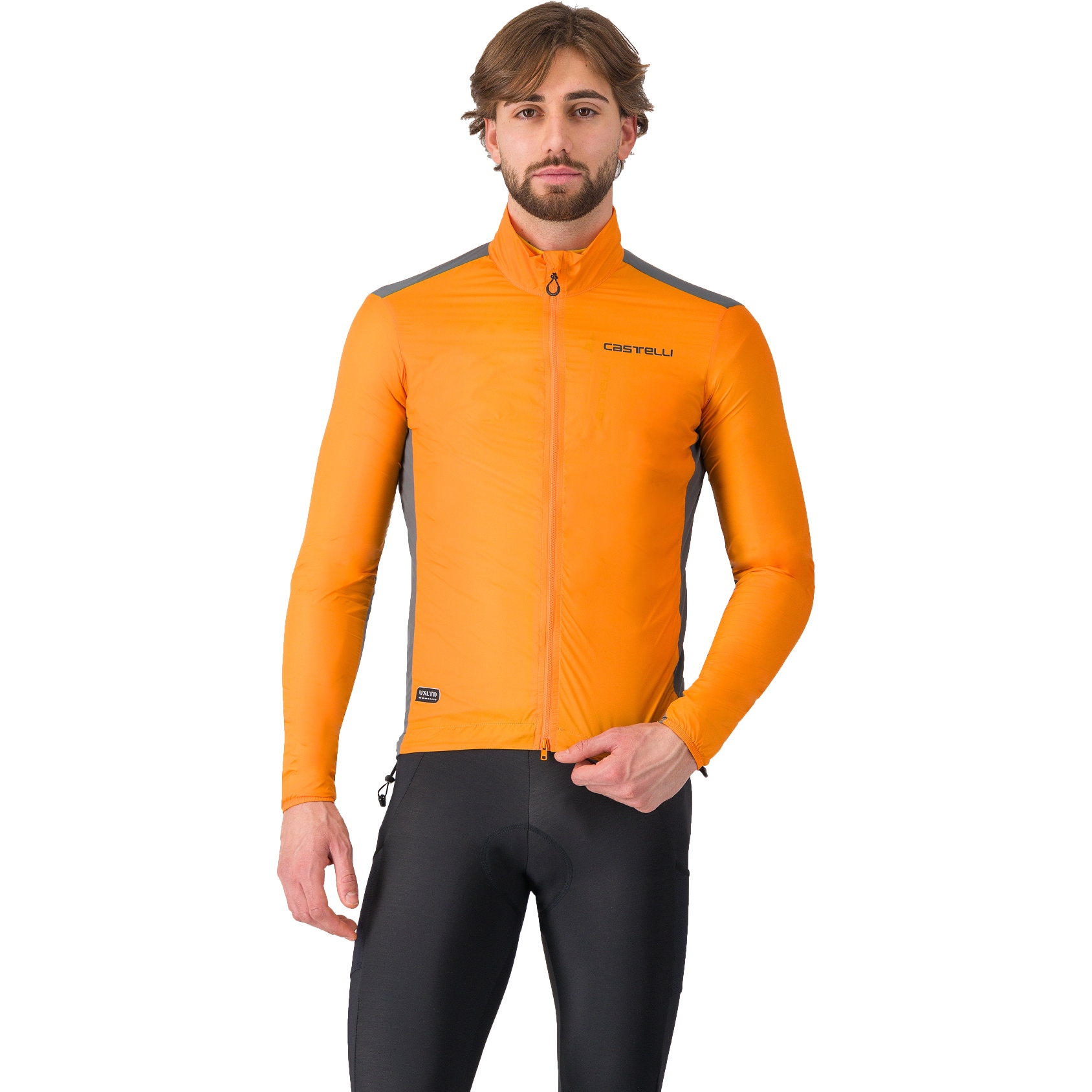 Мужская спортивная куртка Castelli Unltd - темно-золотистый/зеленый кетцаль 810