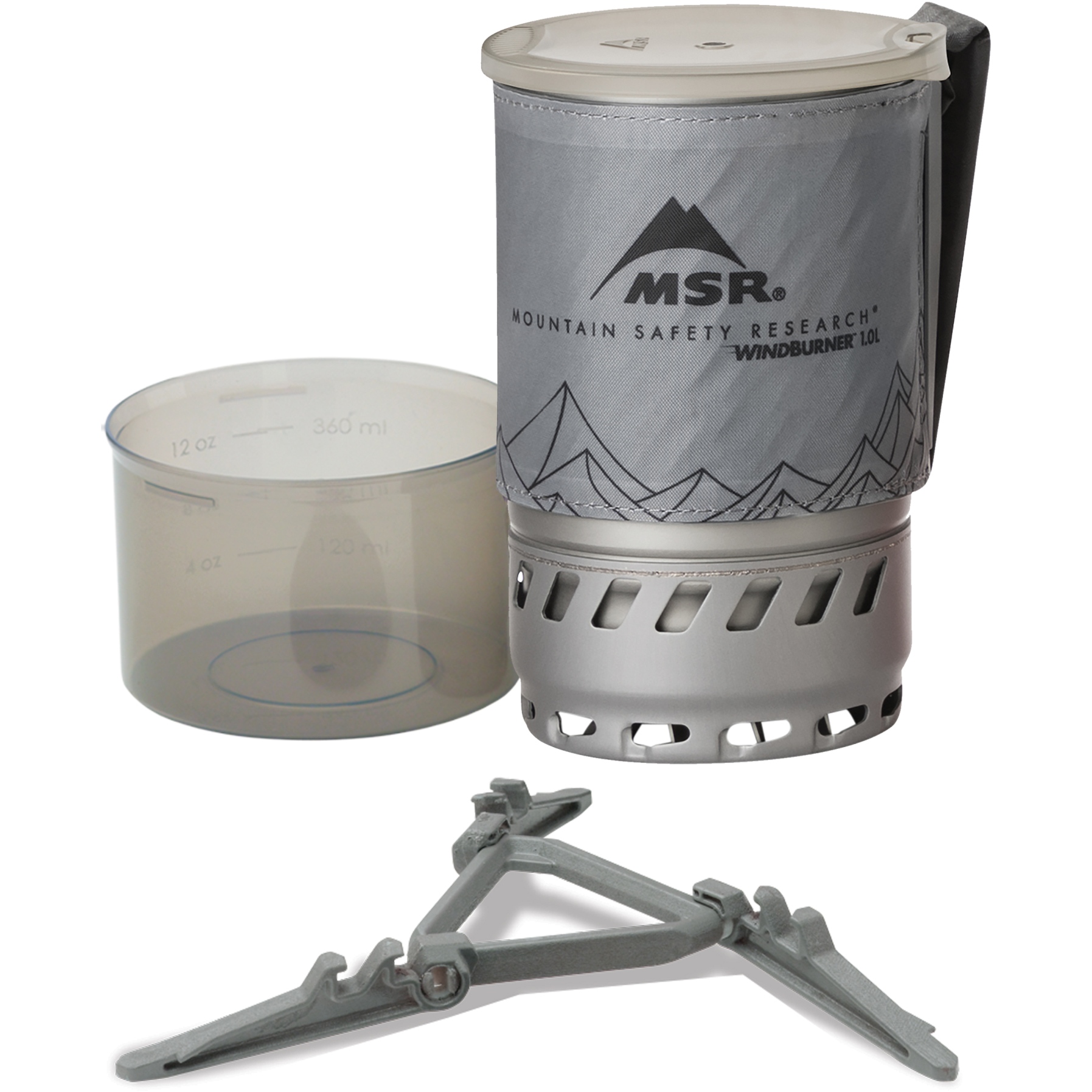 Productfoto van MSR WindBurner Personal Pot - 1.0 L - Gray