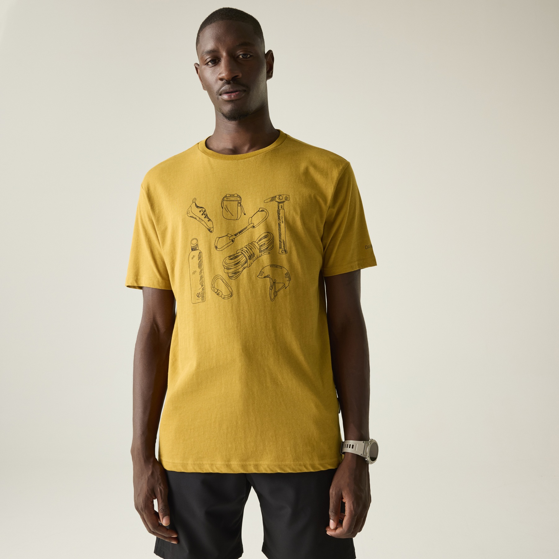 T-Shirt Uomo Dare 2B Movement II - Cotone Jersey Con Protezione UV50+, Ideale Per Outdoor