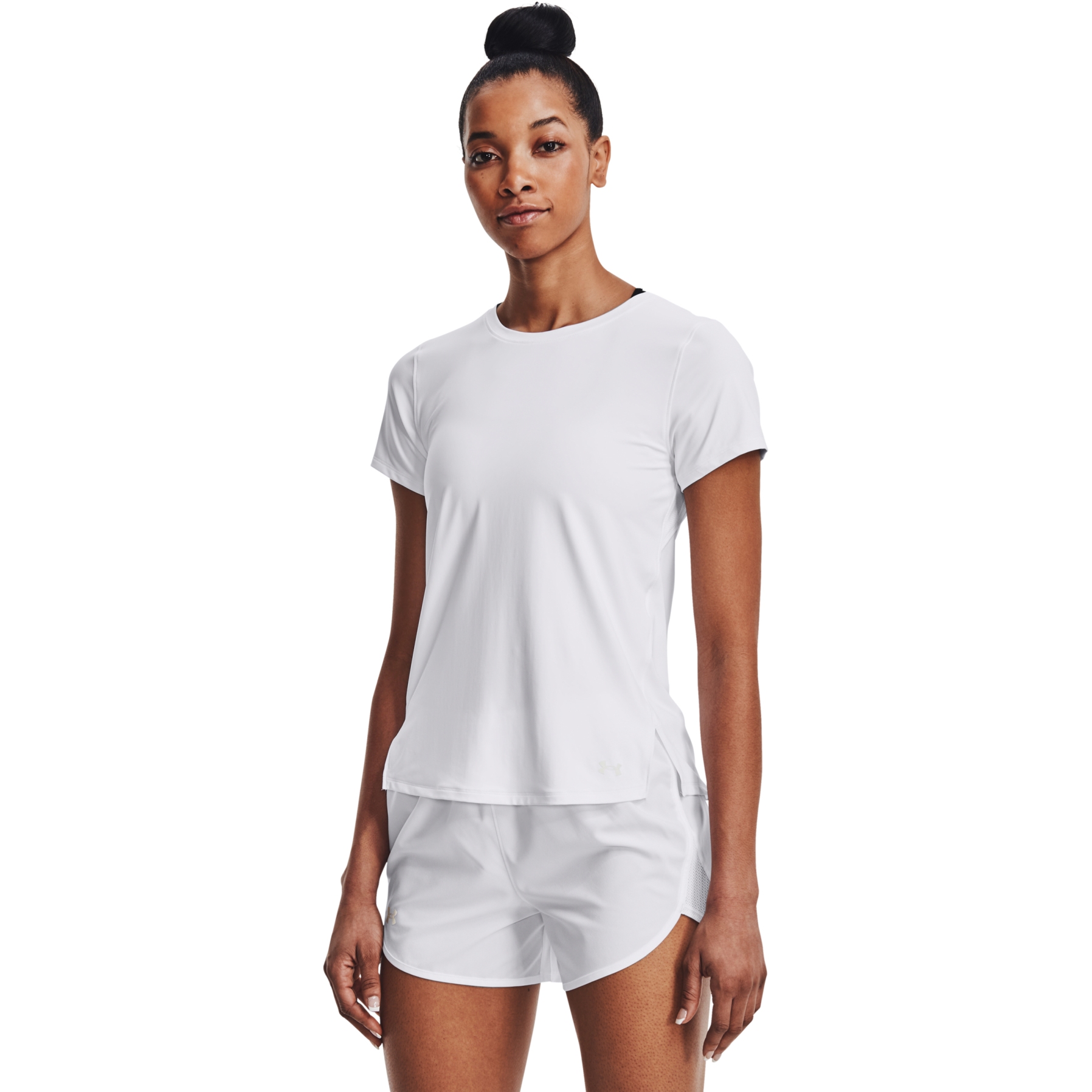 Picture of Under Armour Women&#039;s UA Iso-Chill 200 Laser T-Shirt - White/White/Reflective