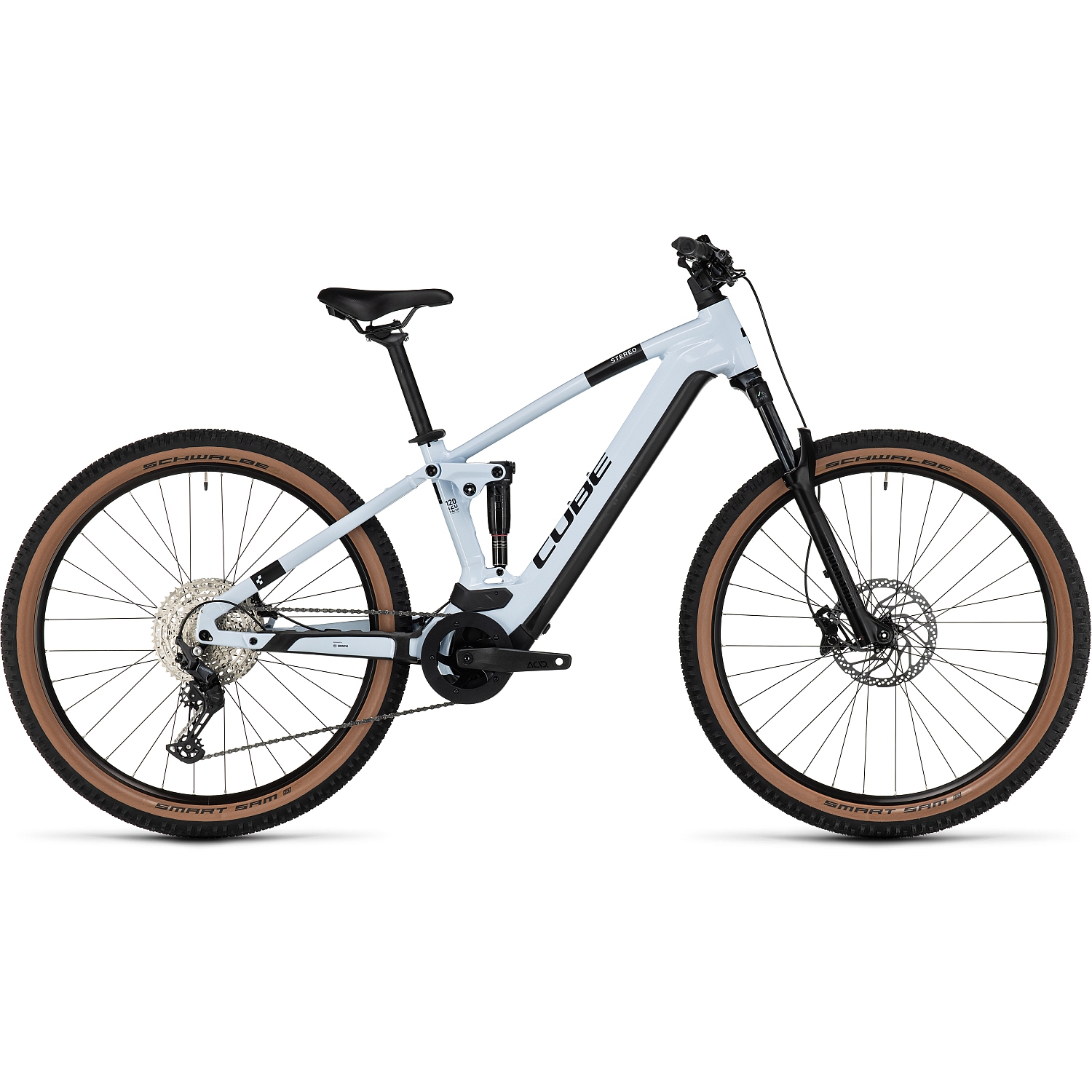 Picture of CUBE STEREO HYBRID 120 Pro 750 - Electric Mountainbike - 2024 - 29&quot; - flashwhite / black