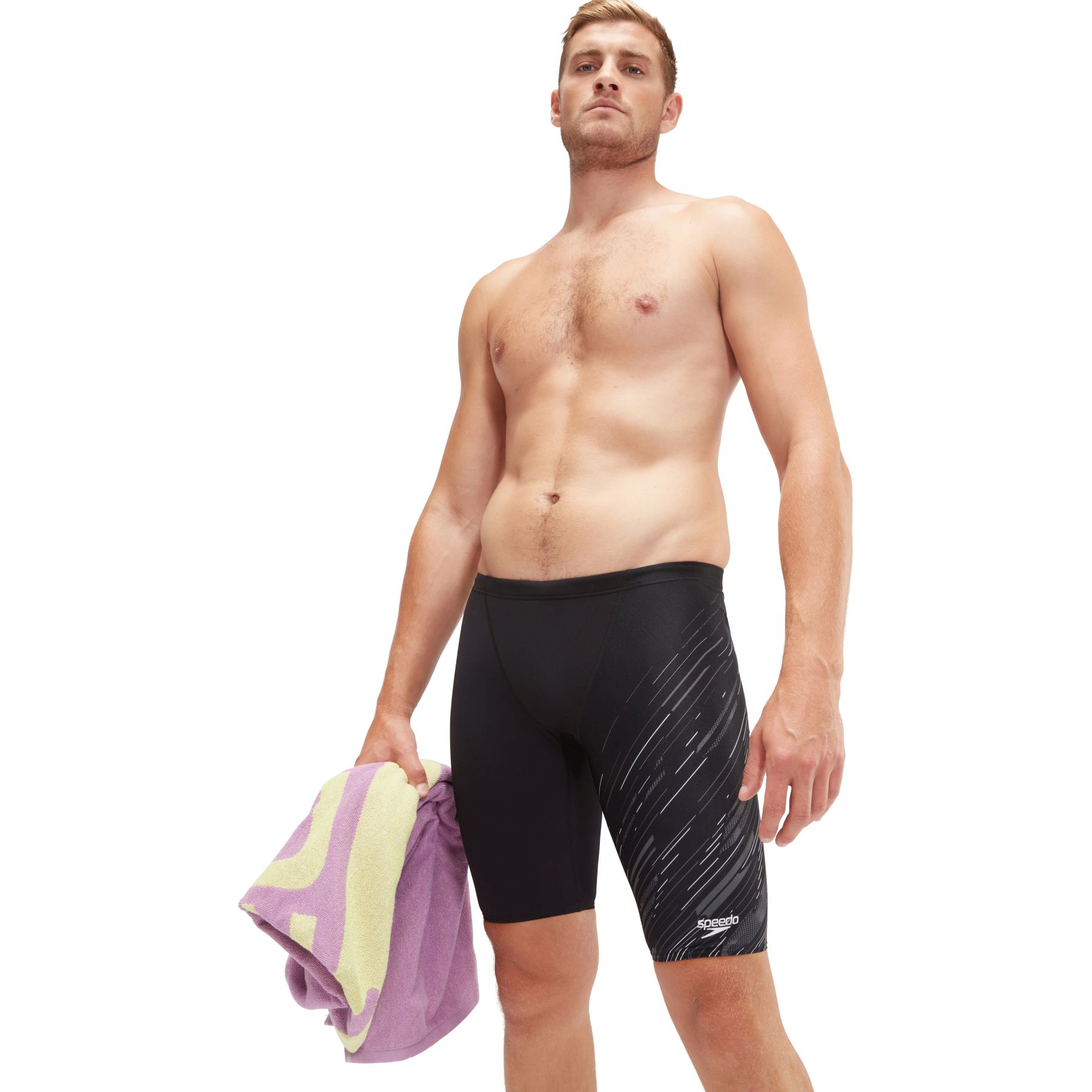 Speedo Hyper Boom V-Cut Jammer Men - black/usa charcoal